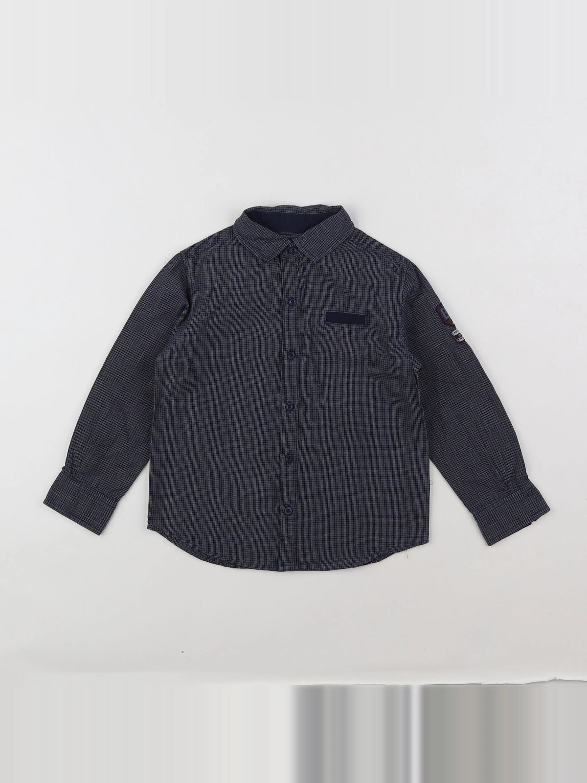 Okaidi - chemise noir, blanc - 4 ans