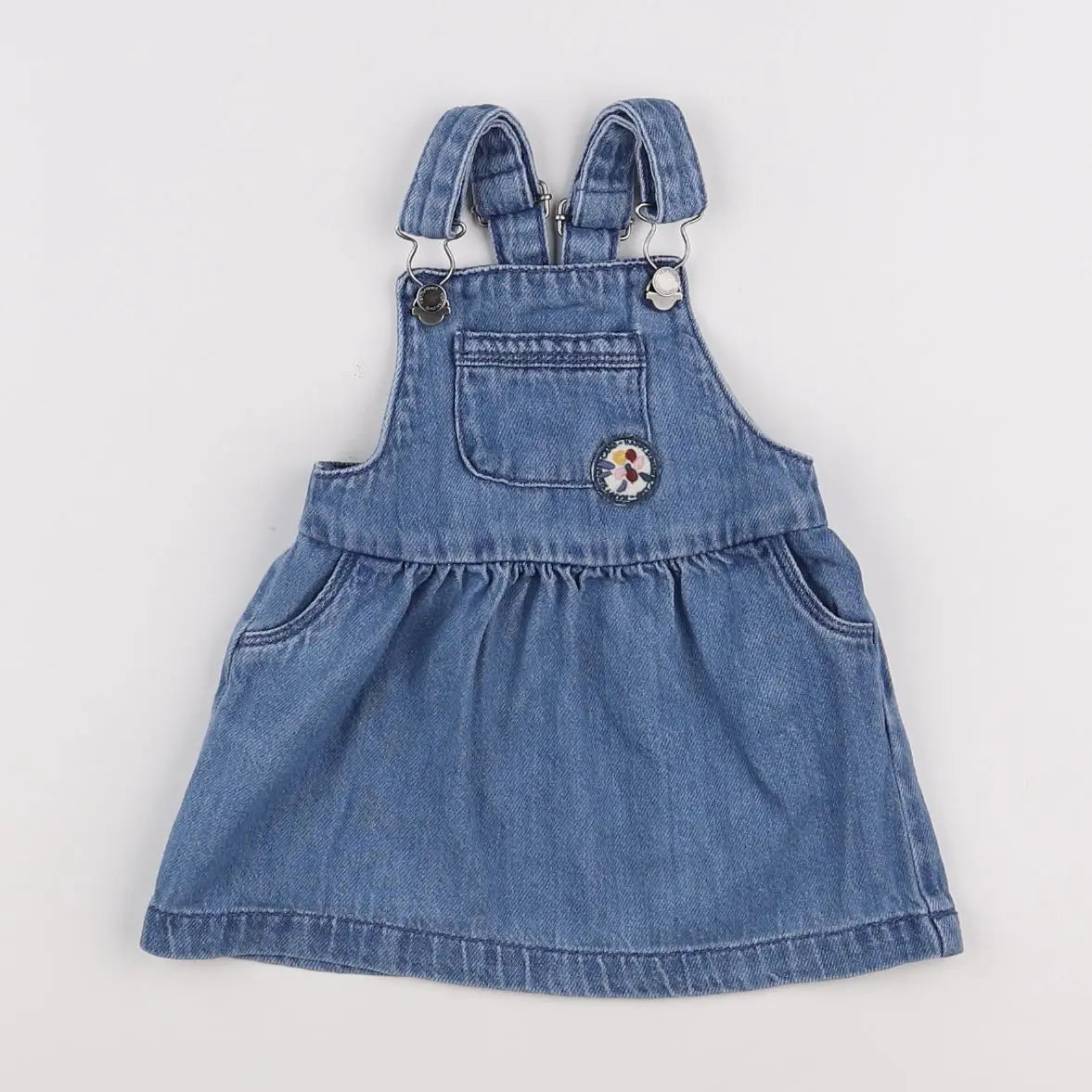 Vertbaudet - robe bleu - 6 mois