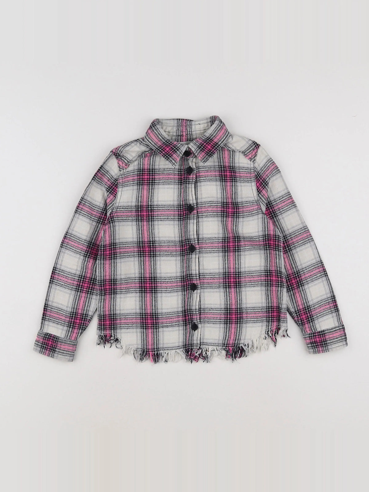Zadig & Voltaire - chemise blanc, rose - 6 ans