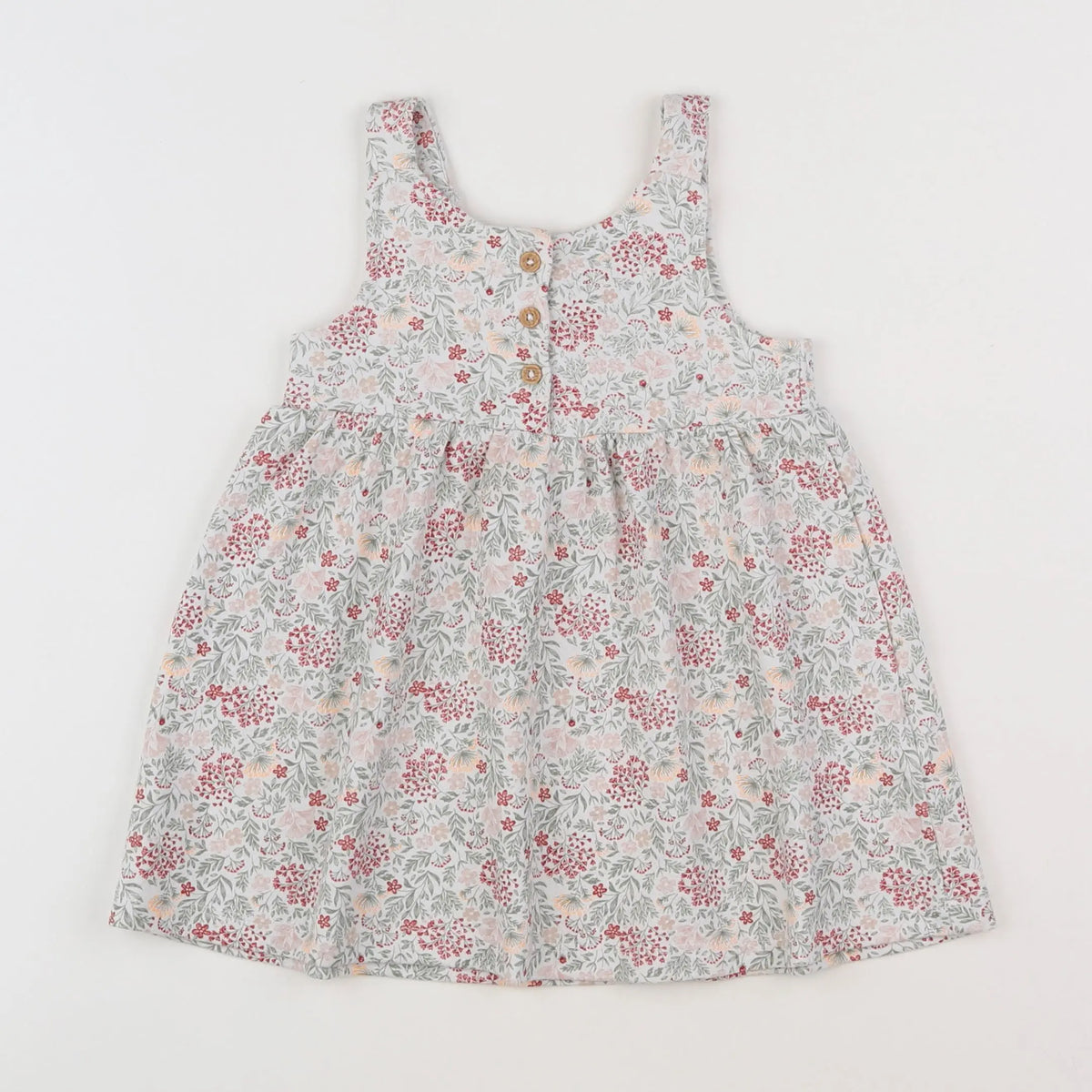 Vertbaudet - robe multicolore - 18 mois