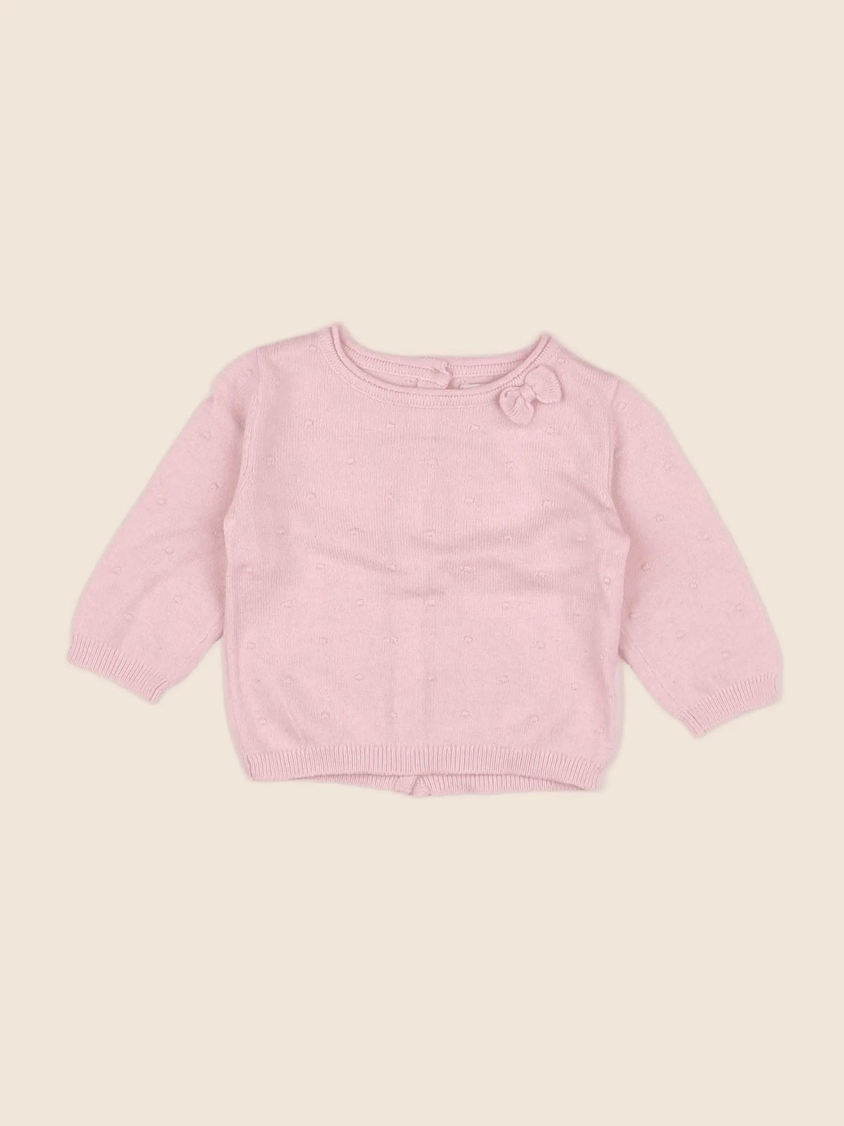 Vertbaudet - pull rose - 3 mois