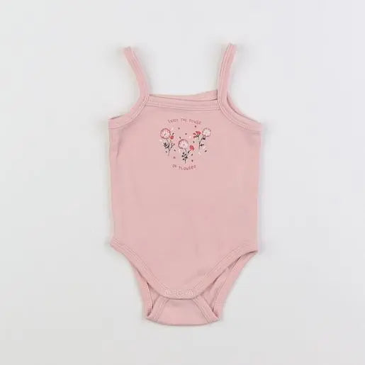 Vertbaudet - body rose - 3 mois