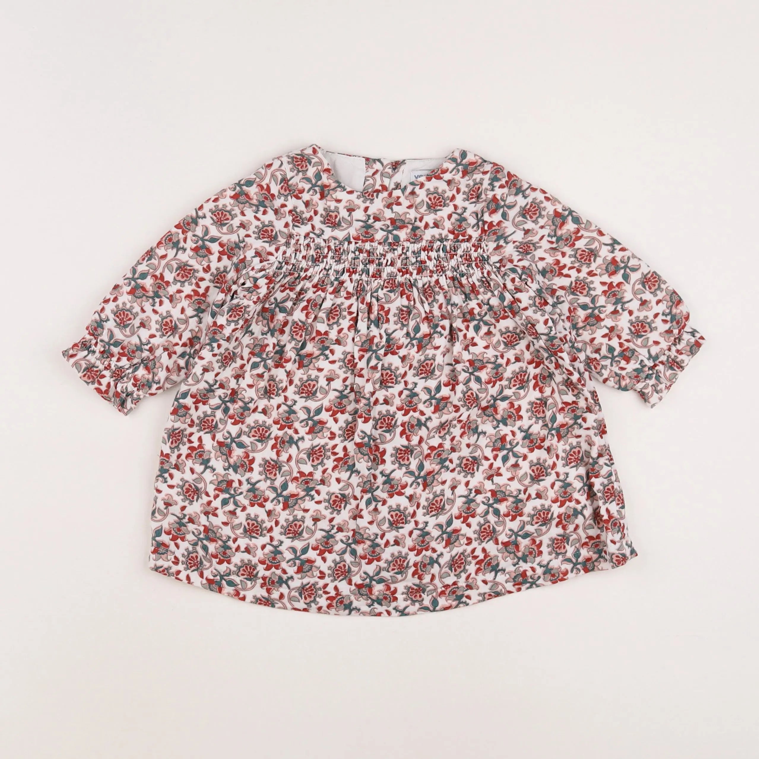 Vertbaudet - robe multicolore - 6 mois
