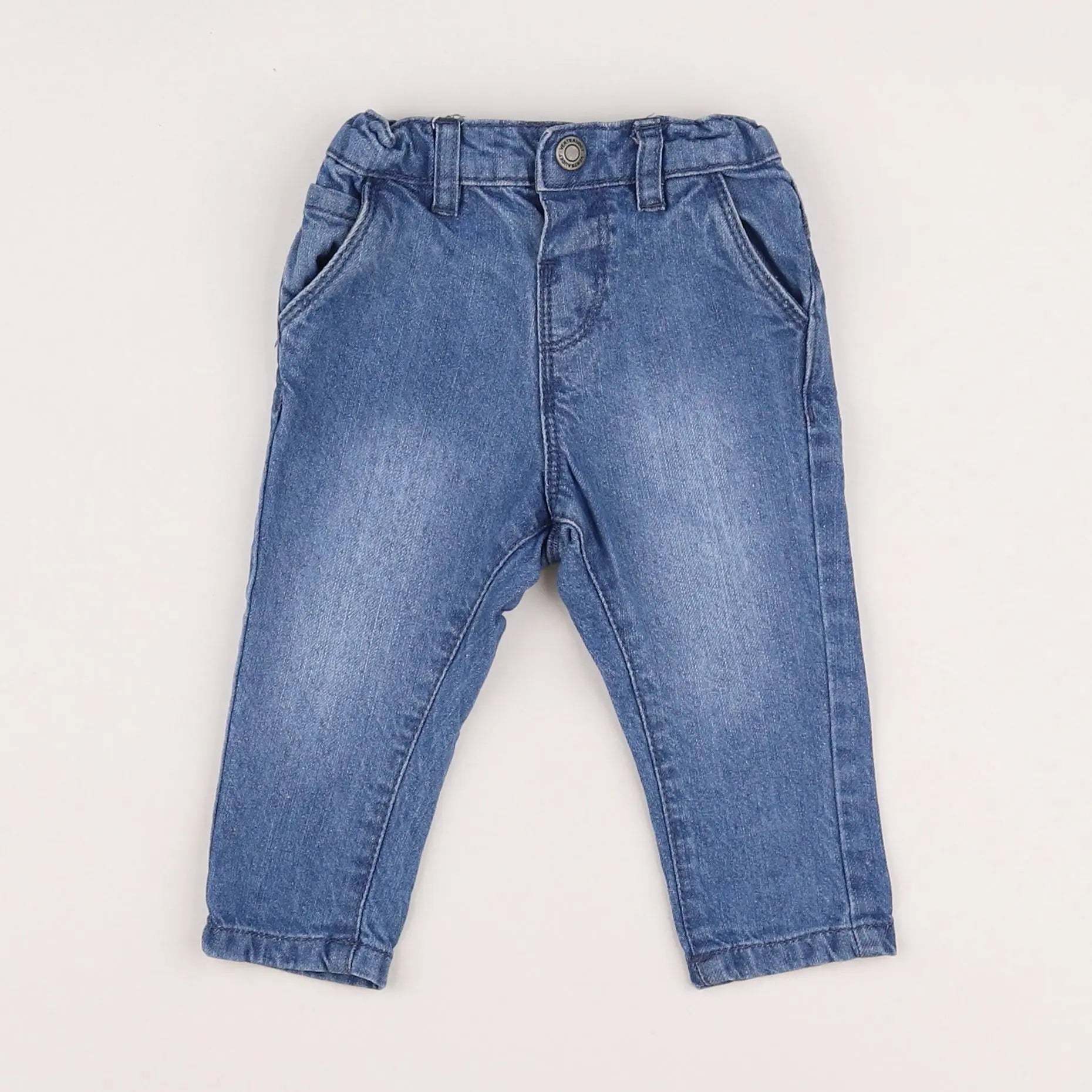 Vertbaudet - jean bleu - 6 mois