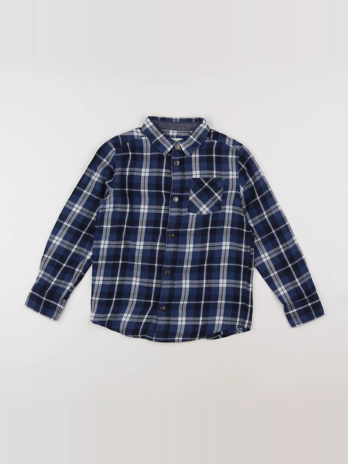 Vertbaudet - chemise bleu - 8 ans