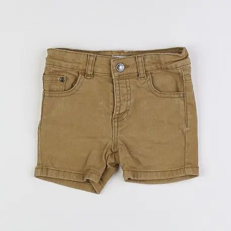 Vertbaudet - short marron - 12 mois