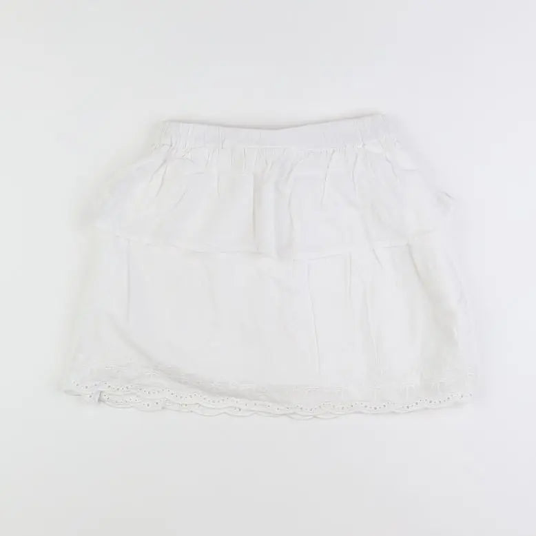 Vertbaudet - jupe blanc - 10 ans