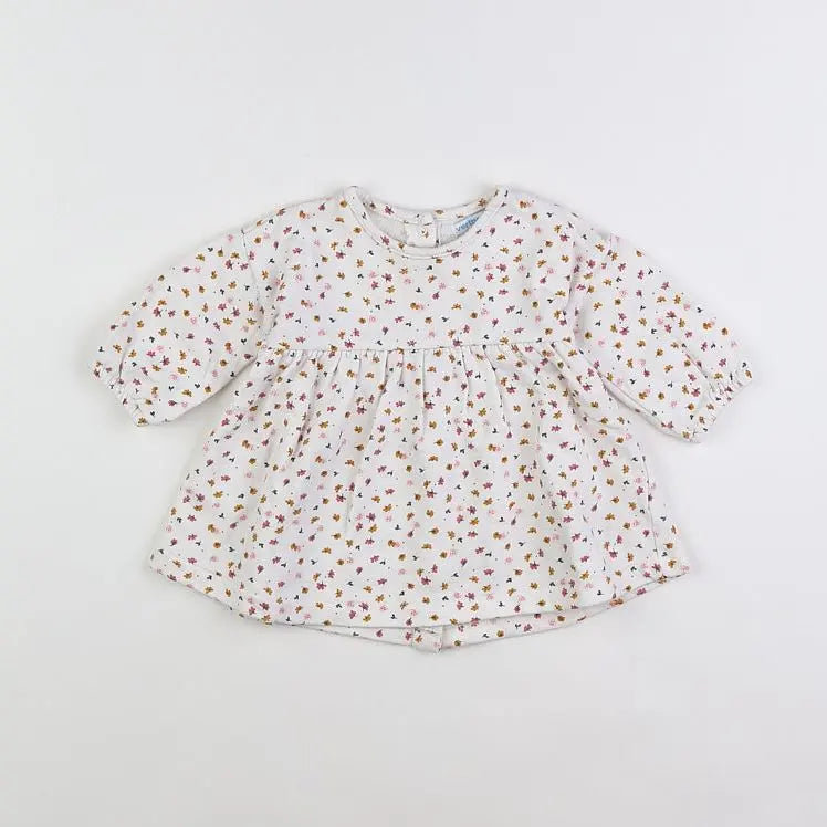 Vertbaudet - robe blanc - 6 mois
