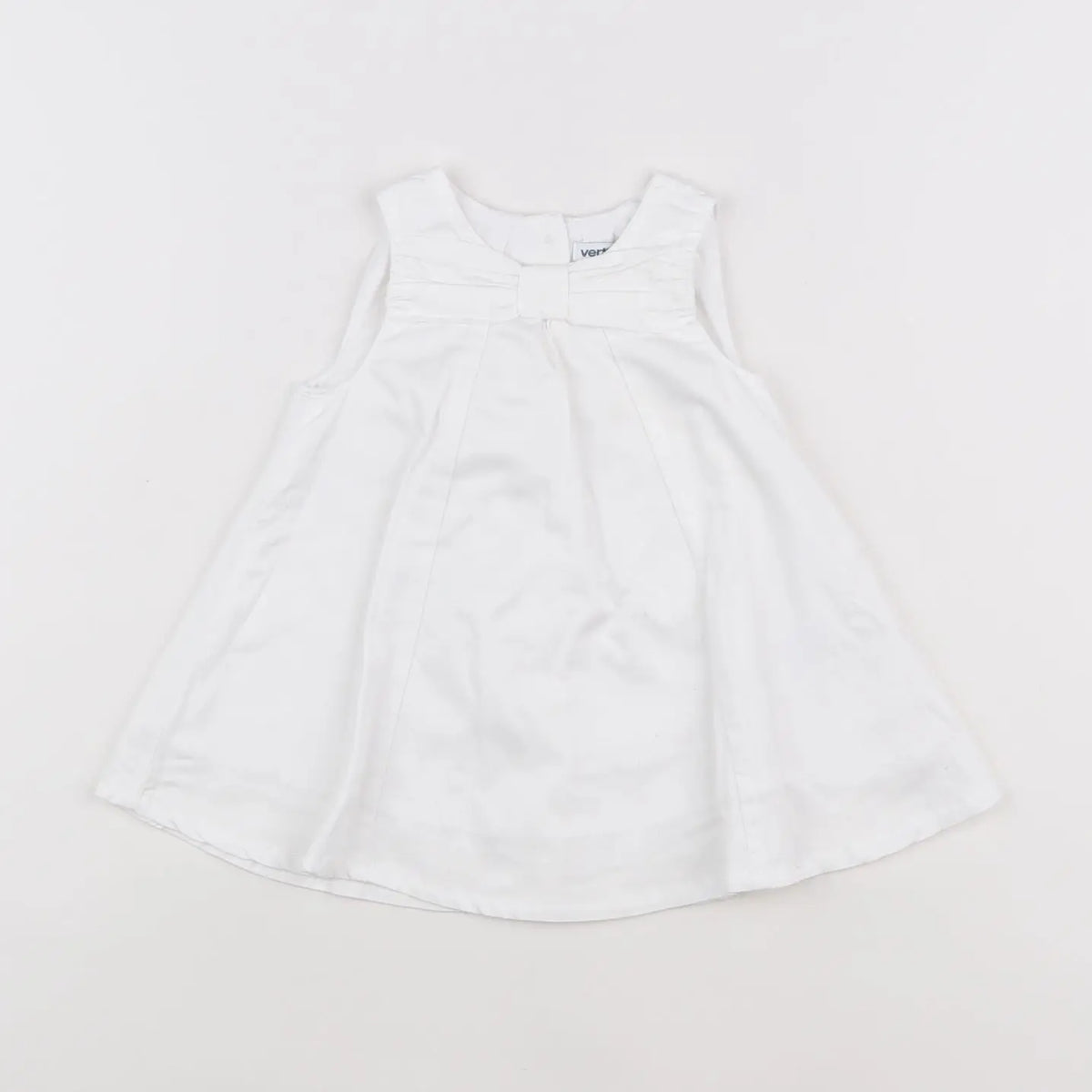 Vertbaudet - robe blanc - 6 mois