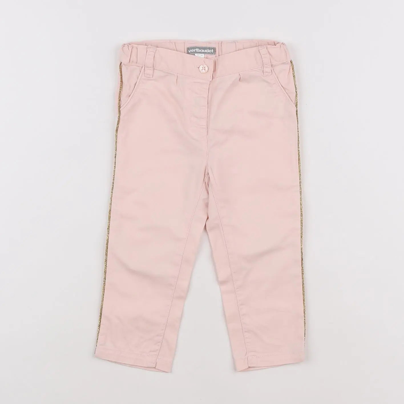 Vertbaudet - pantalon rose - 18 mois