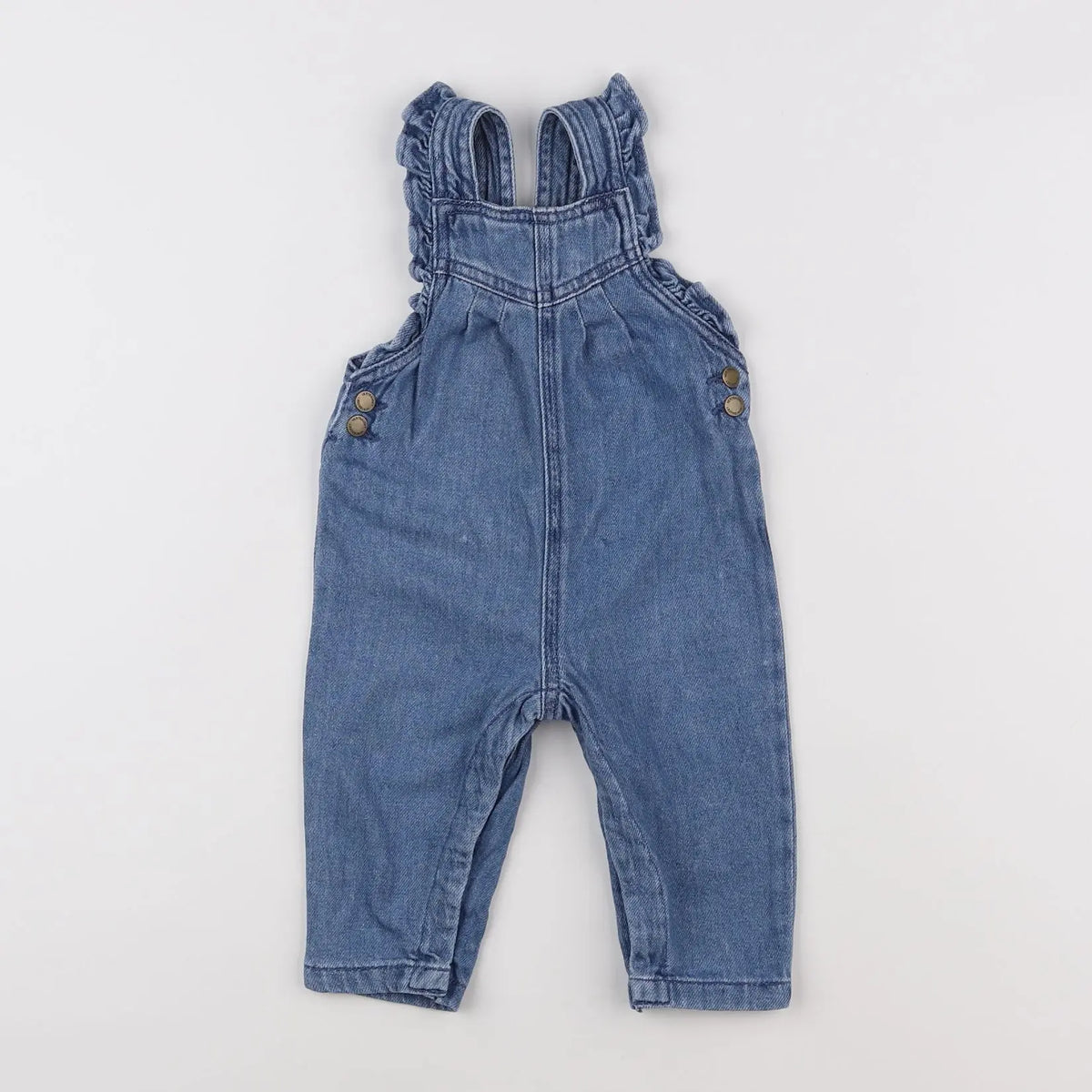 Vertbaudet - salopette bleu - 6 mois