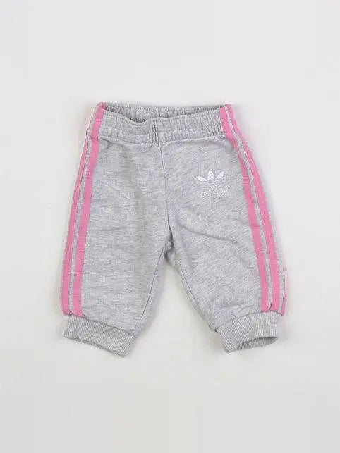 Adidas - jogging gris - 0/3 mois