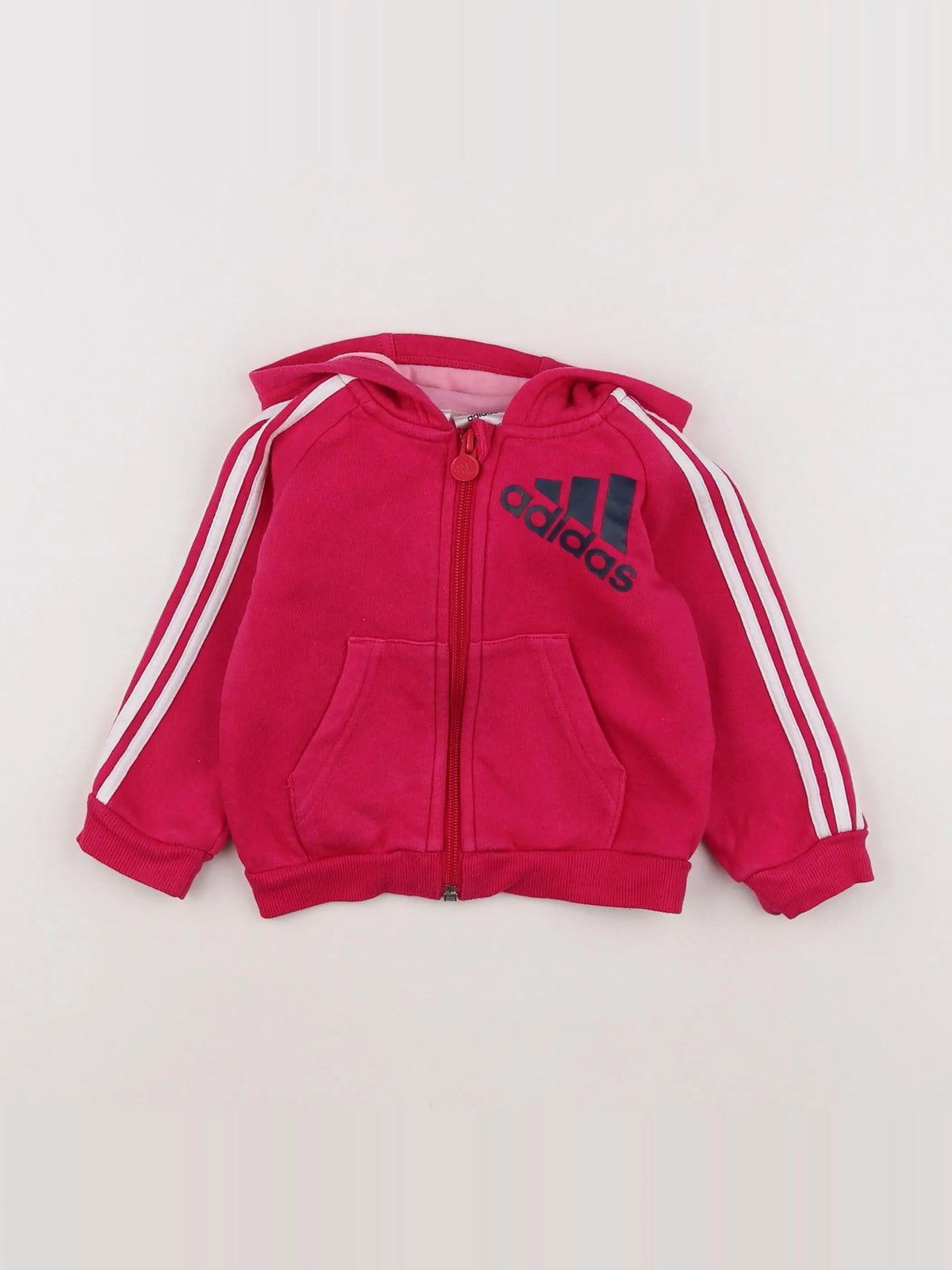 Adidas - sweat rose - 6/9 mois