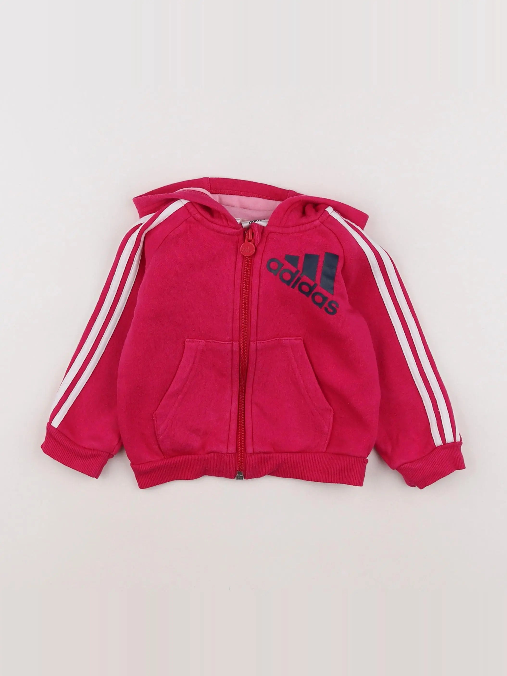 Adidas - sweat rose - 6/9 mois