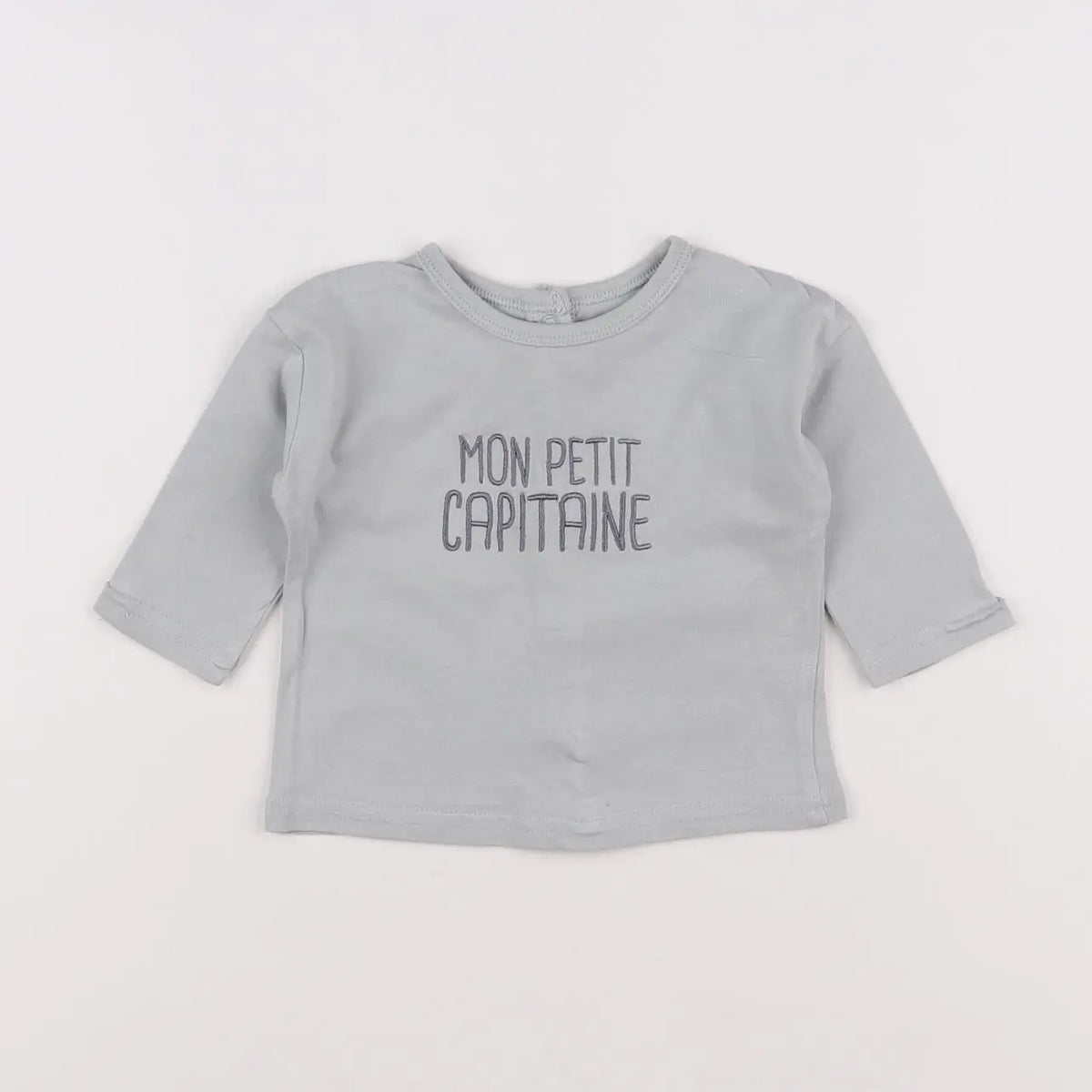 Vertbaudet - tee-shirt gris - 3 mois