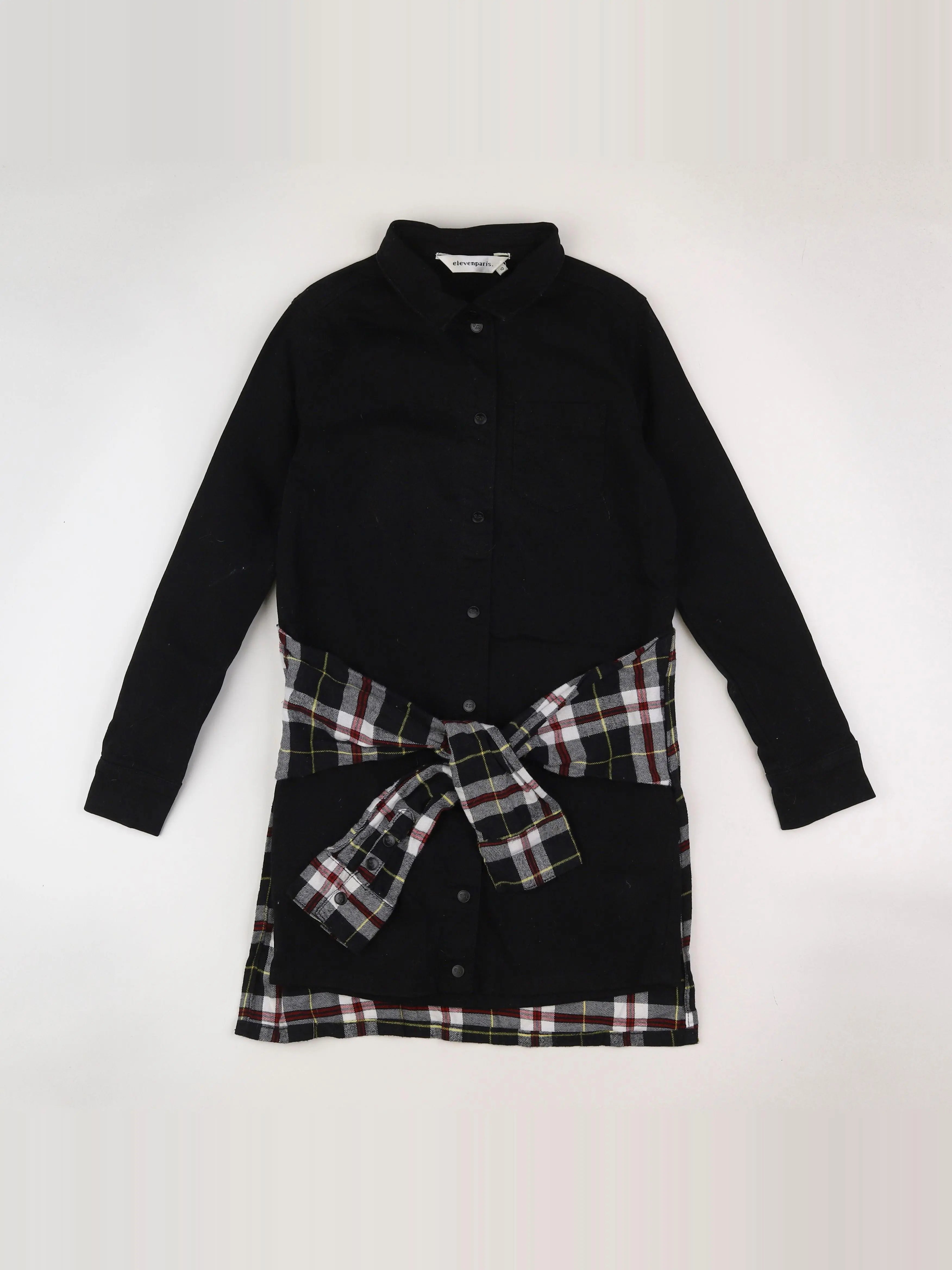Little Eleven Paris - robe noir - 10 ans
