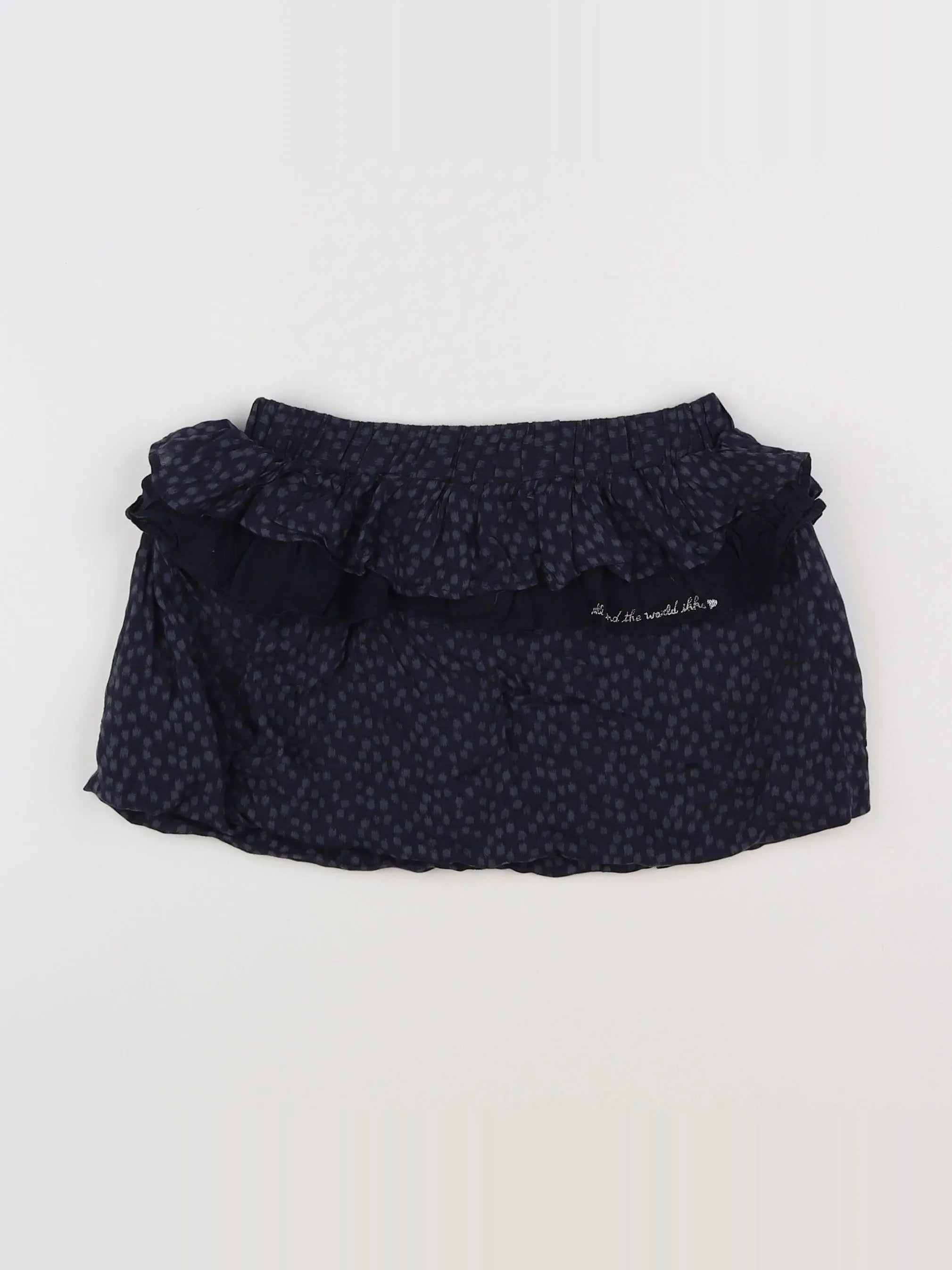 IKKS - jupe taupe, noir - 5 ans