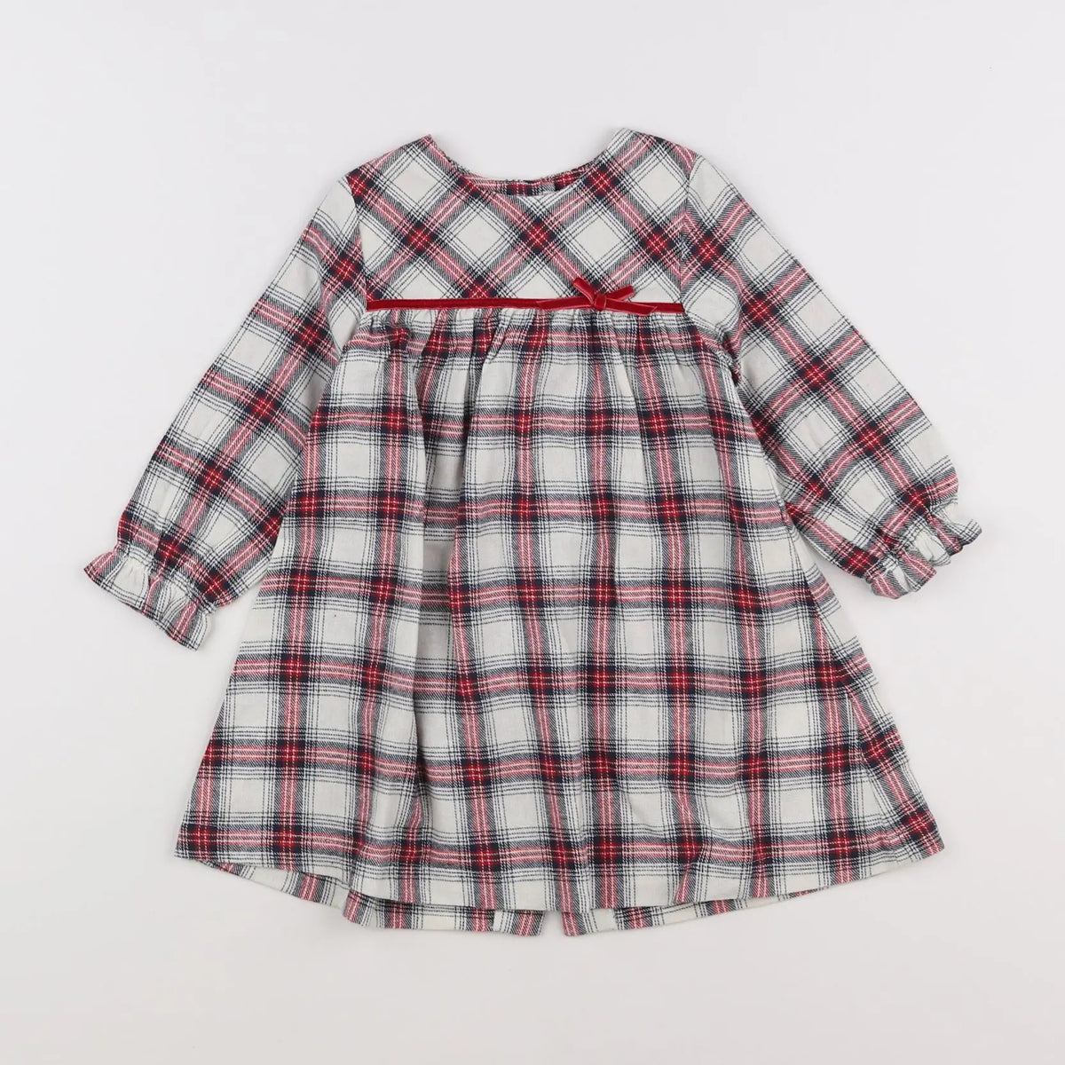 Vertbaudet - robe multicolore - 18 mois