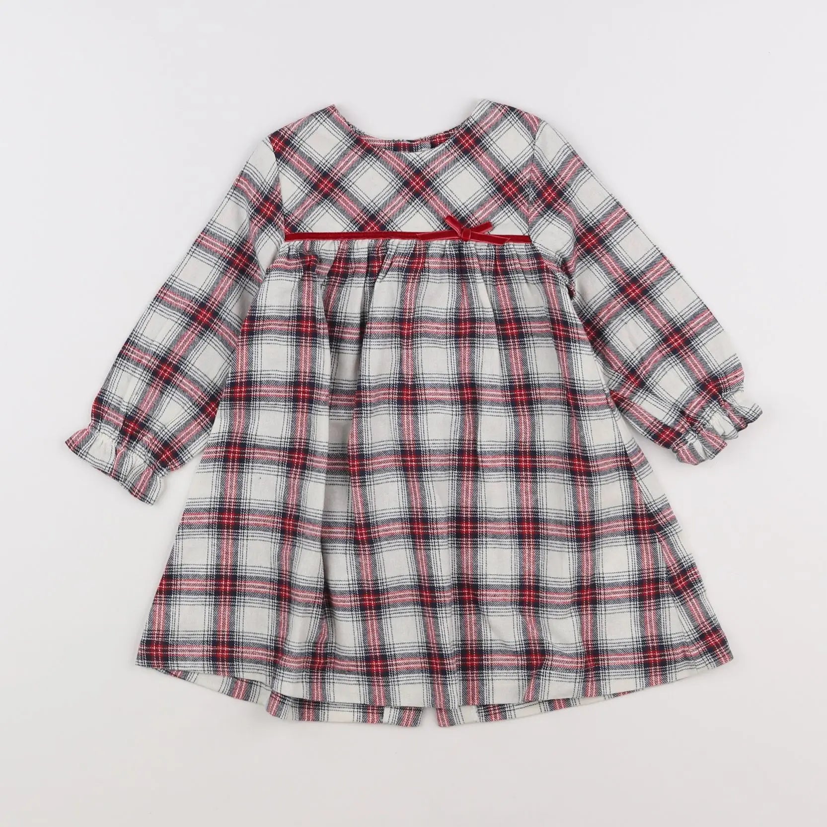 Vertbaudet - robe multicolore - 18 mois