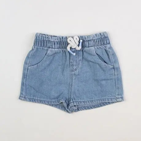 Vertbaudet - short bleu - 6 mois