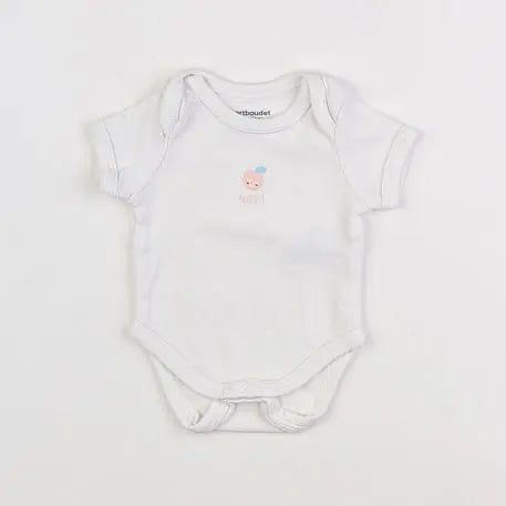 Vertbaudet - body blanc - 1 mois