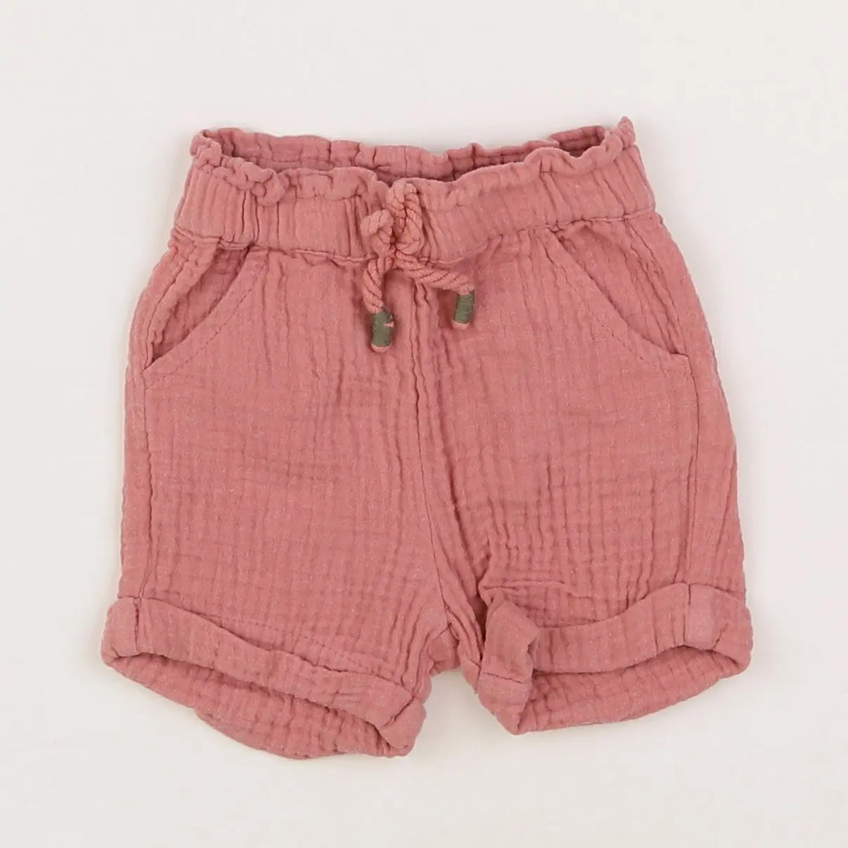 Vertbaudet - short rose - 3 mois