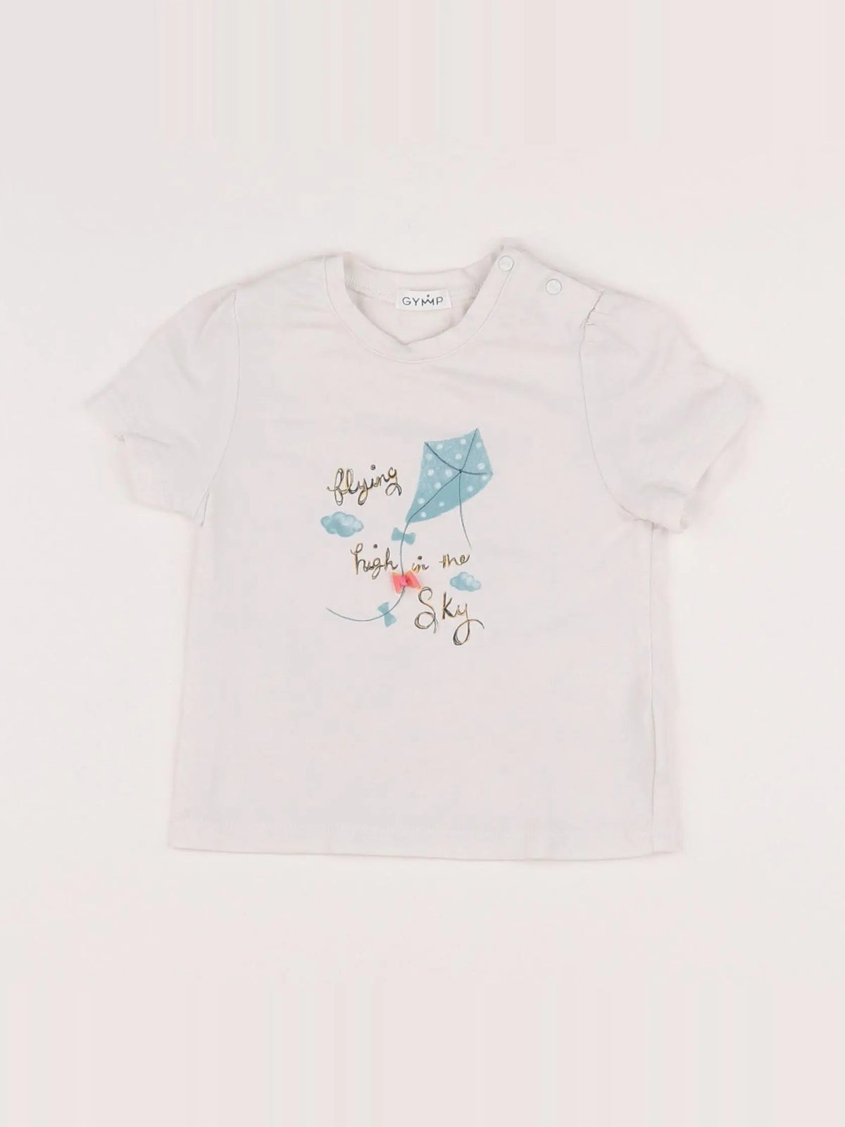 Gymp - tee-shirt blanc, multicolore - 9 mois