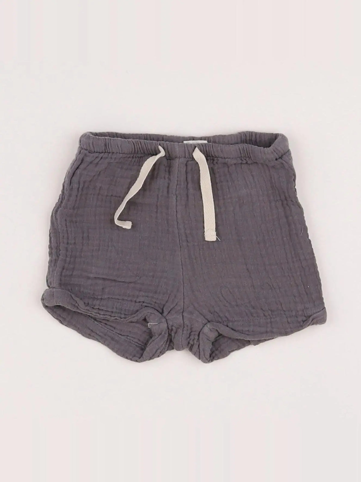 H&M - short taupe - 3/6 mois