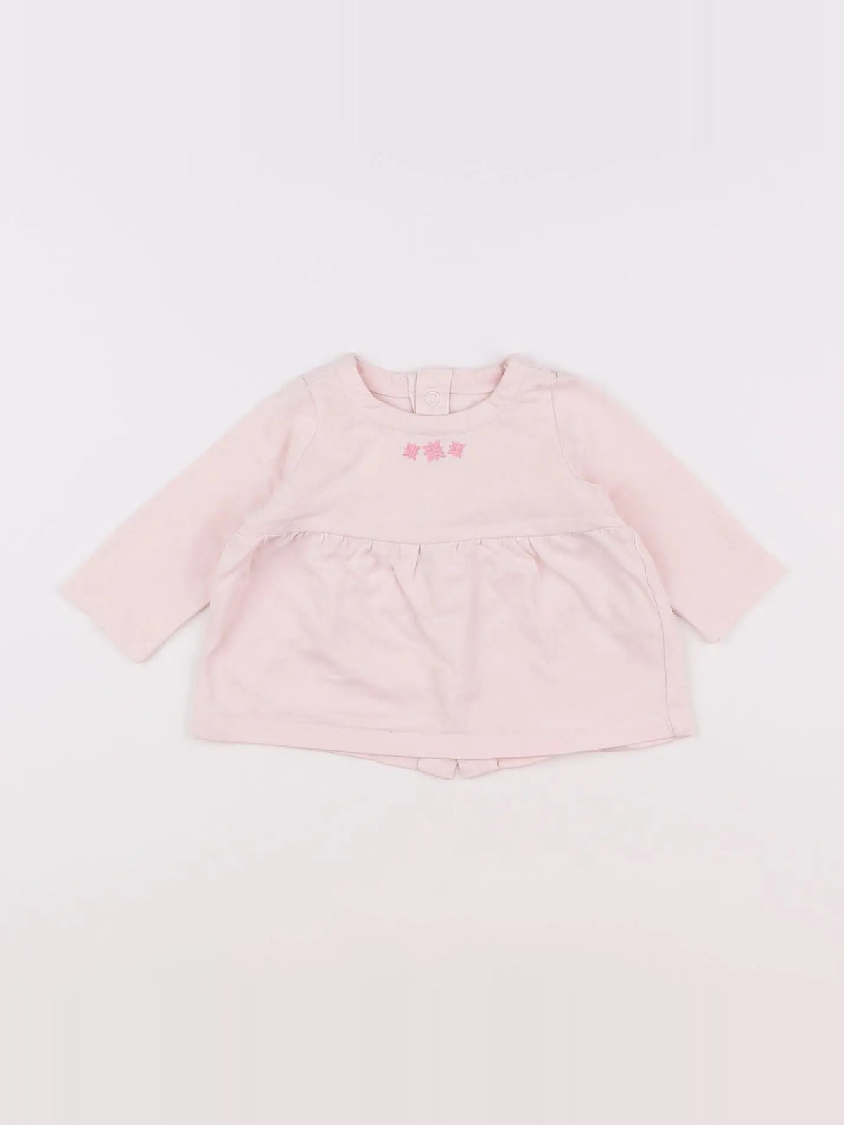 Natalys - tee-shirt rose - 3 mois