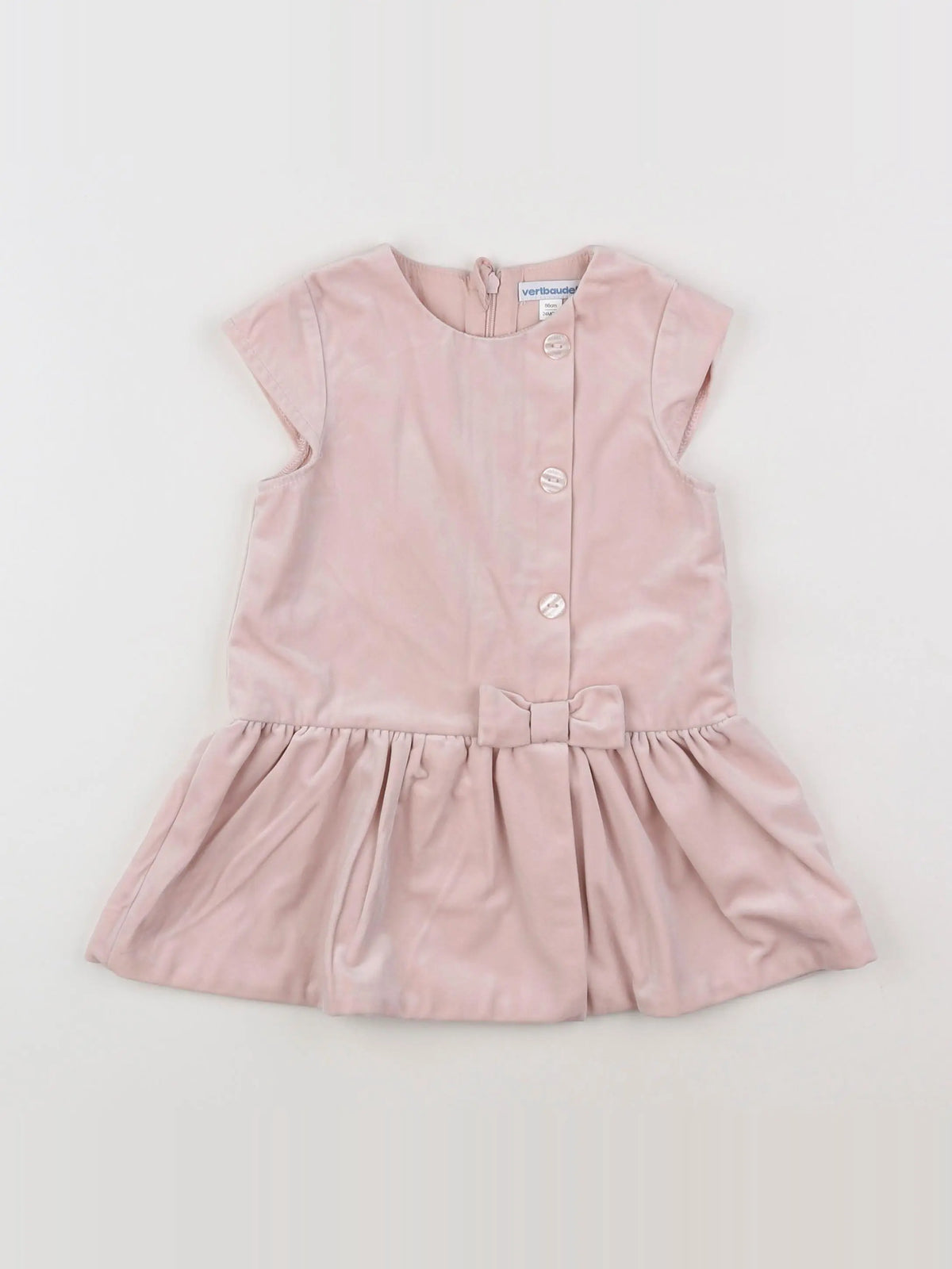 Vertbaudet - robe rose - 2 ans