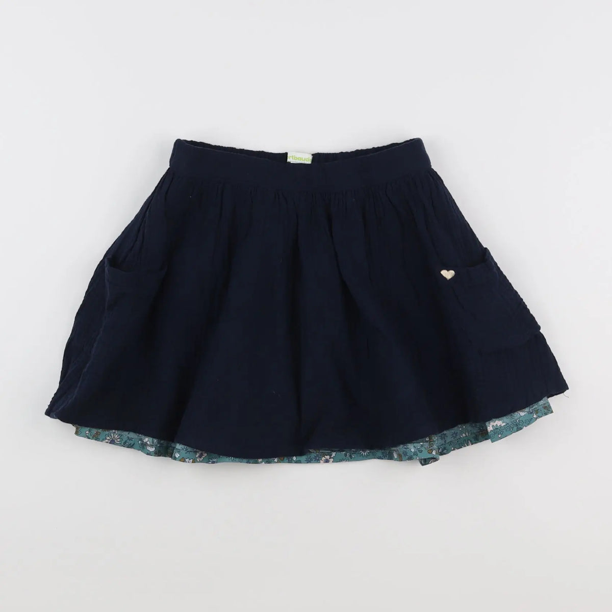 Vertbaudet - jupe bleu - 10 ans