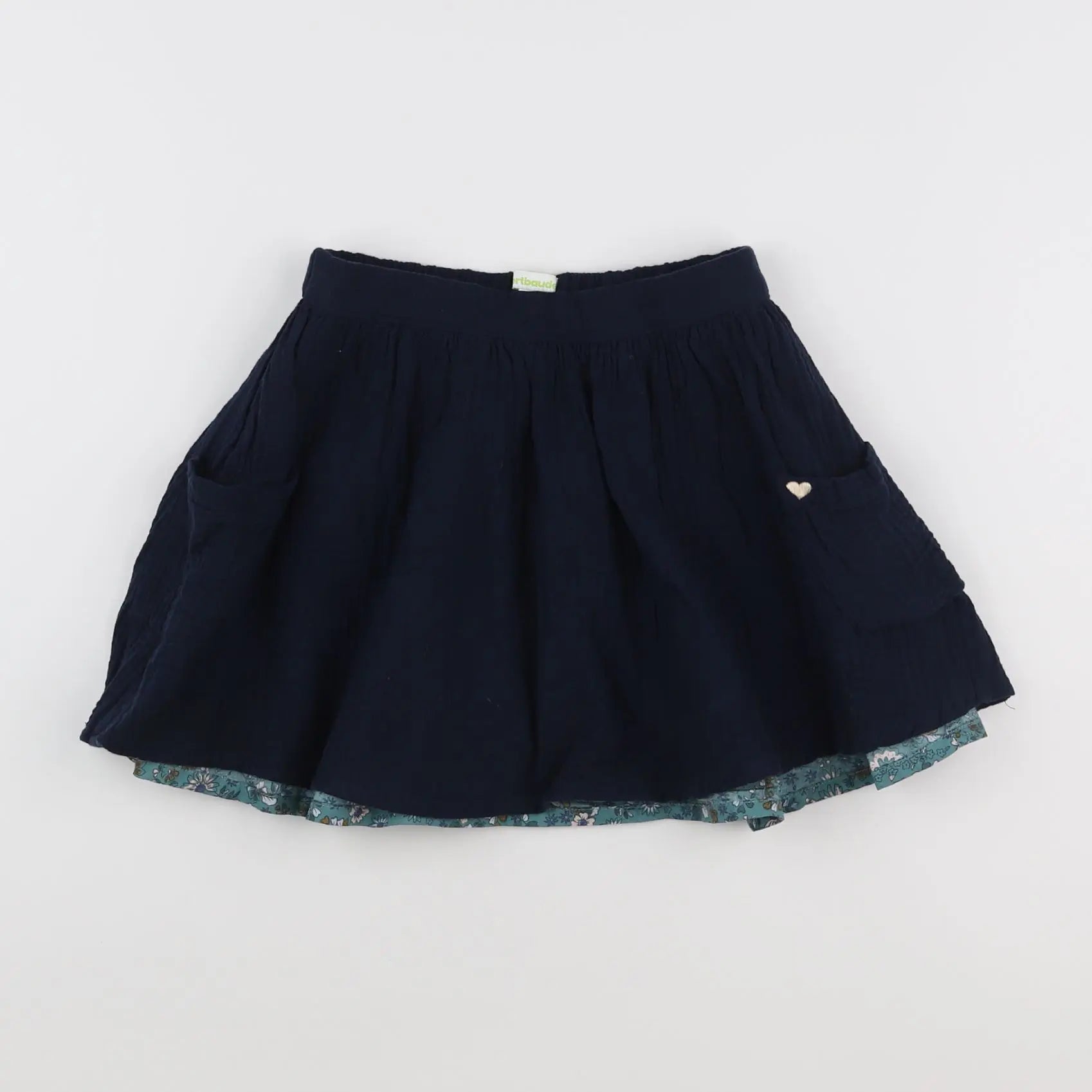 Vertbaudet - jupe bleu - 10 ans