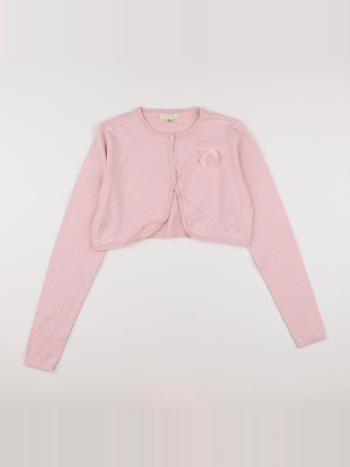 Vertbaudet - gilet rose - 12 ans