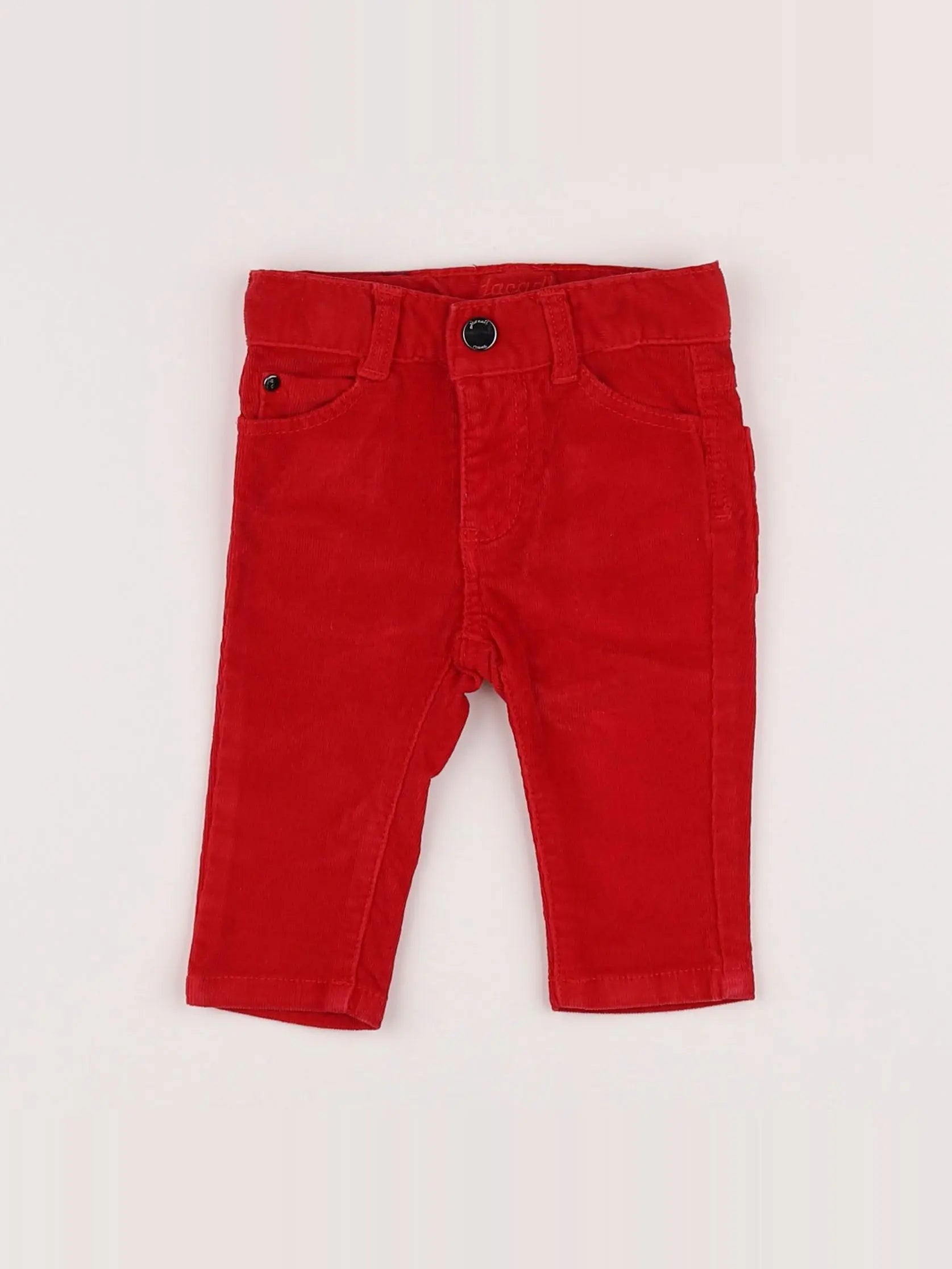 Jacadi - pantalon rouge - 6 mois