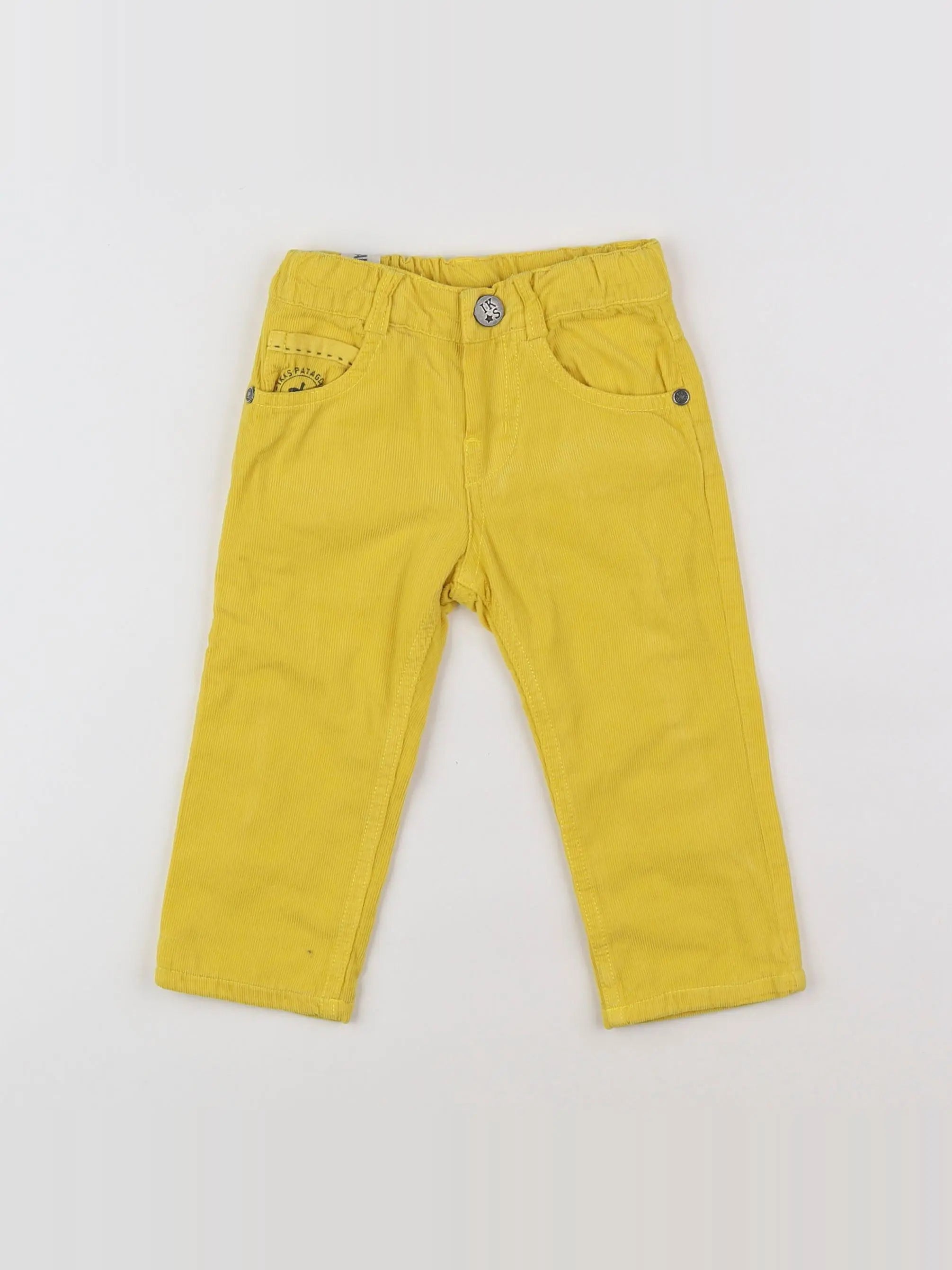 IKKS - pantalon jaune - 12 mois