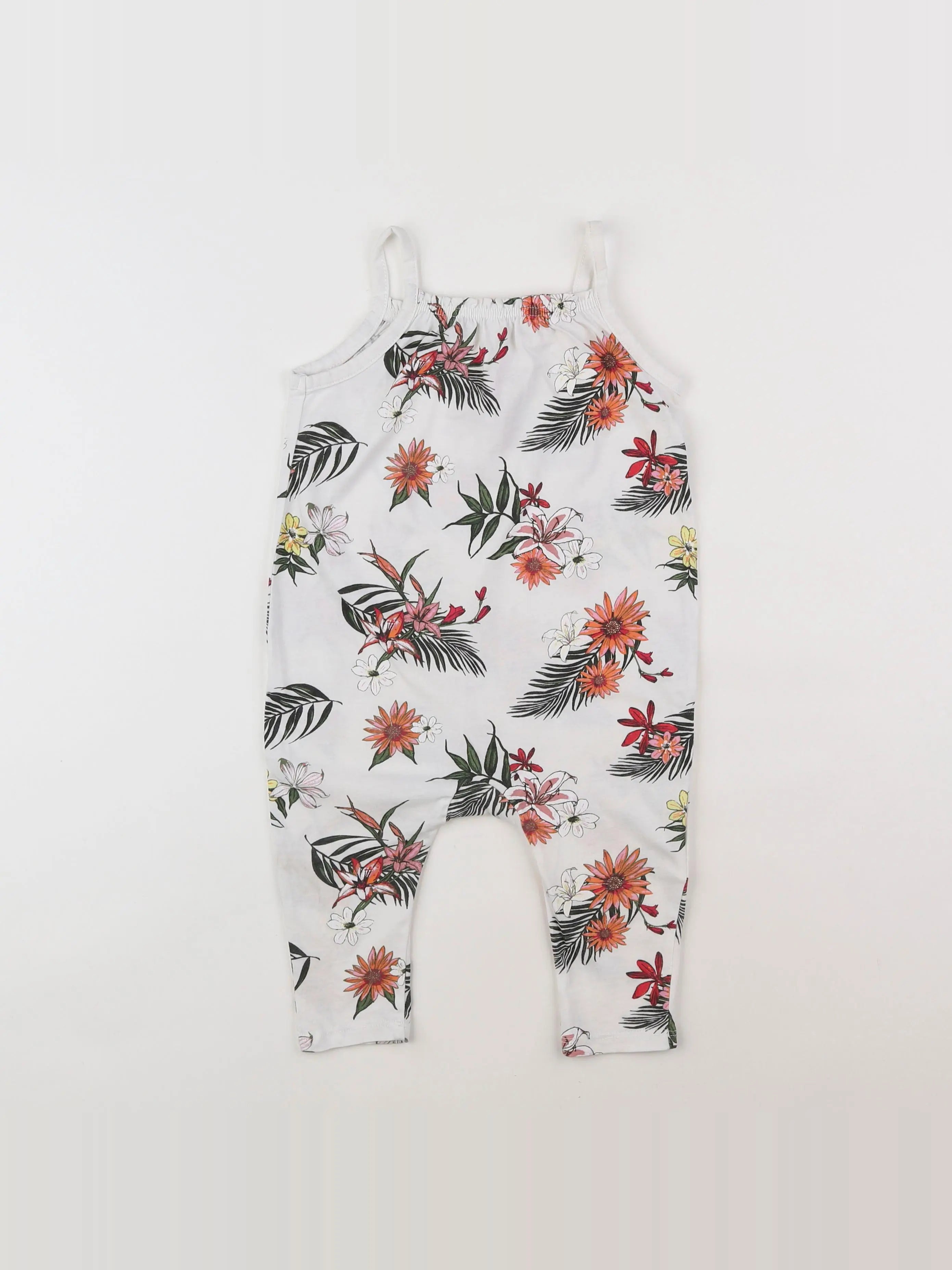 H&M - combinaison blanc - 9/12 mois