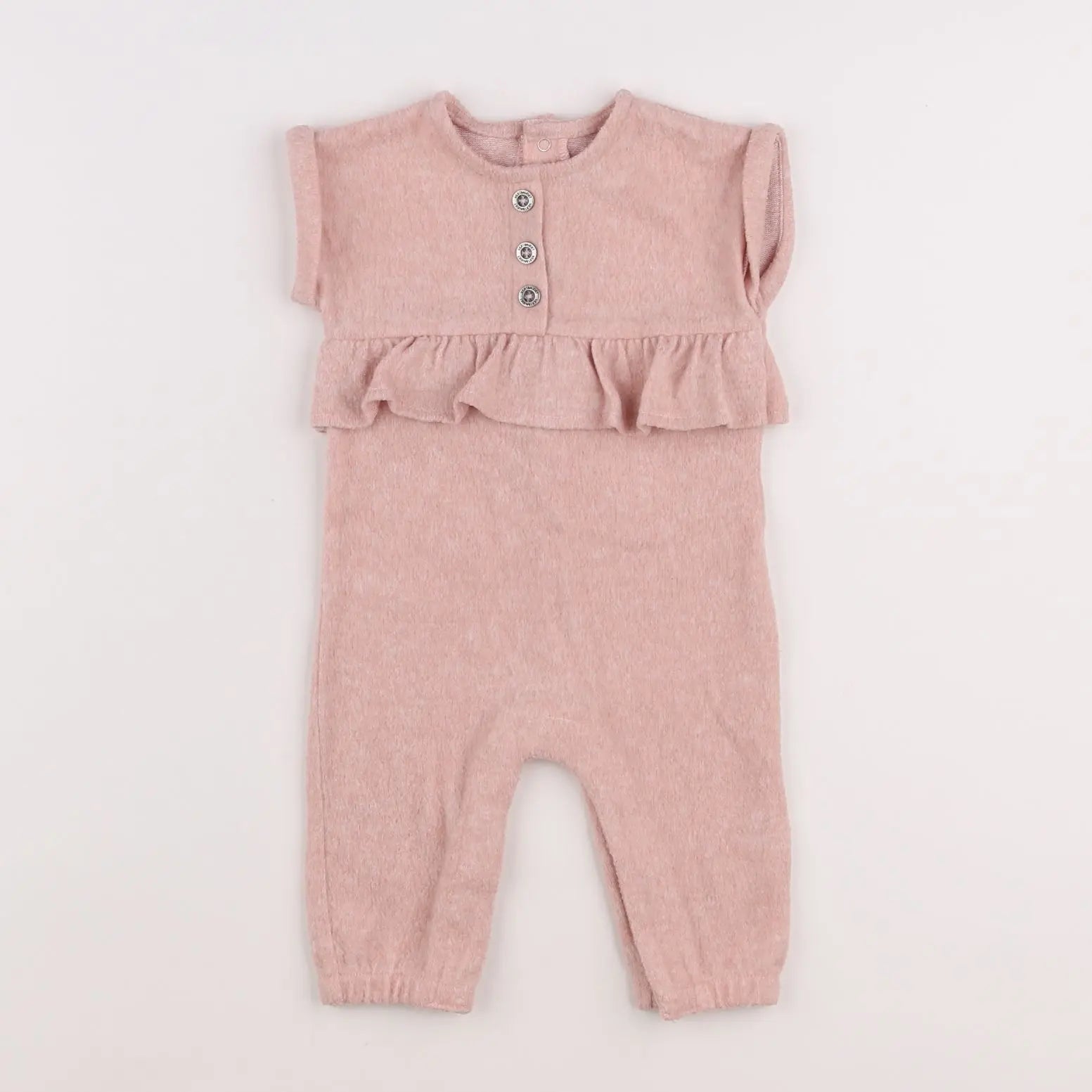 Vertbaudet - combinaison rose - 6 mois