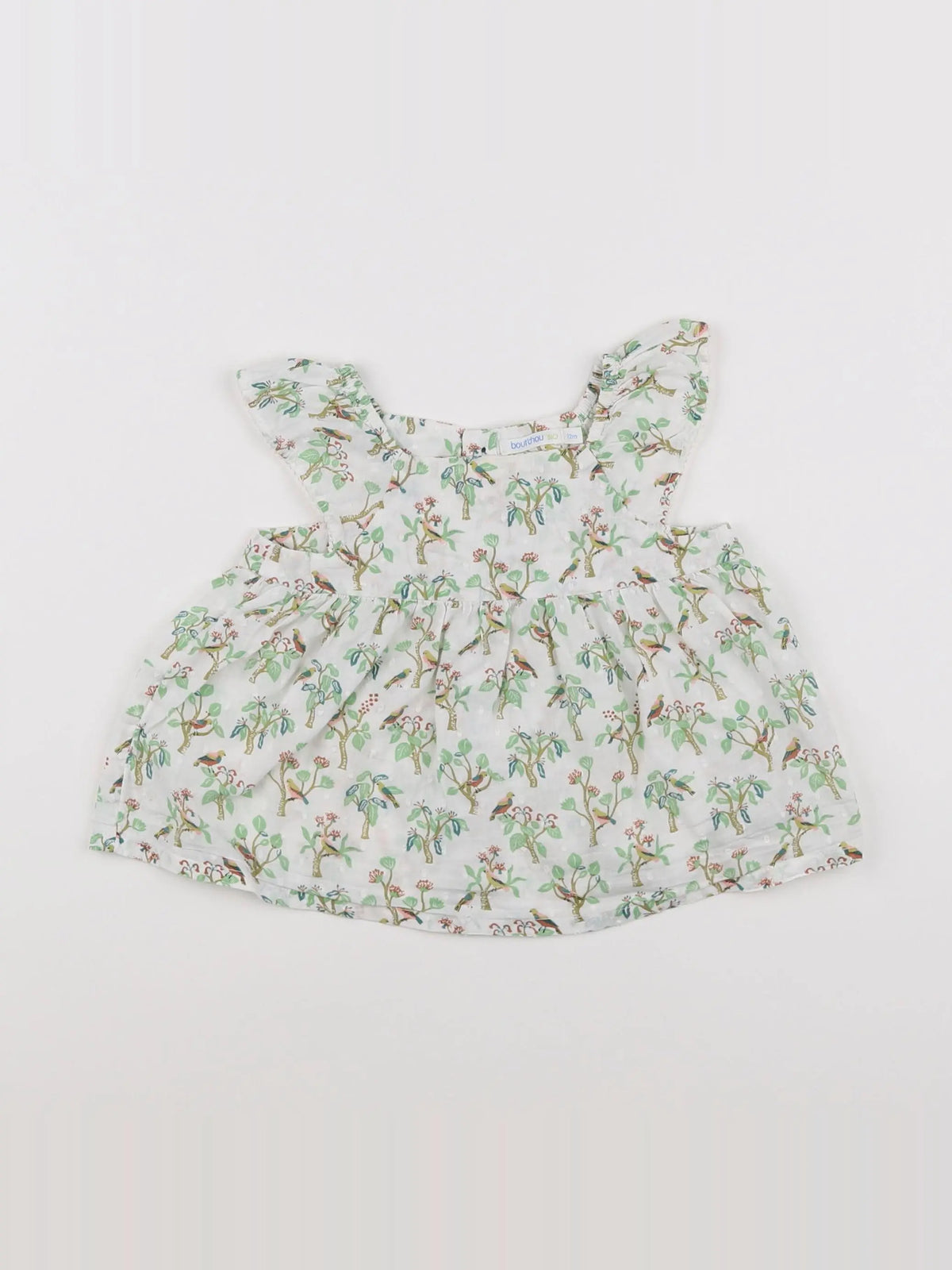 Boutchou - blouse blanc - 12 mois