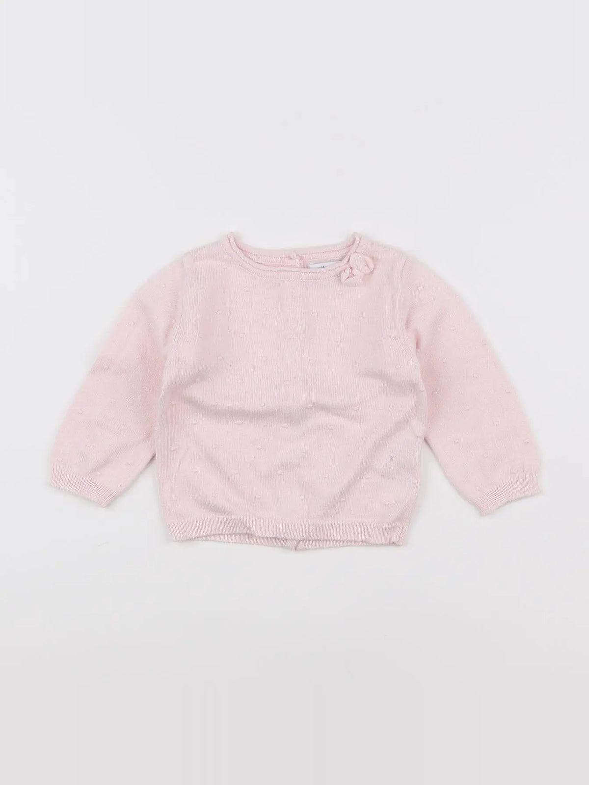 Vertbaudet - pull rose - 6 mois