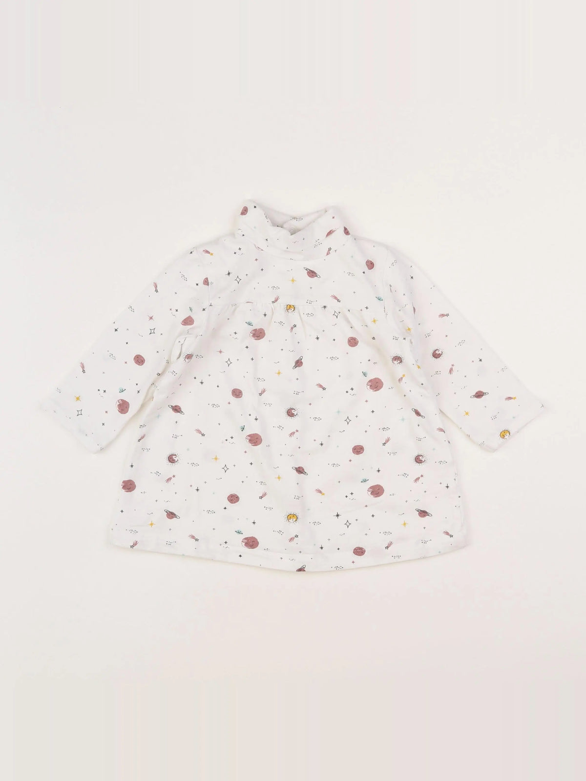Vertbaudet - robe blanc - 9 mois