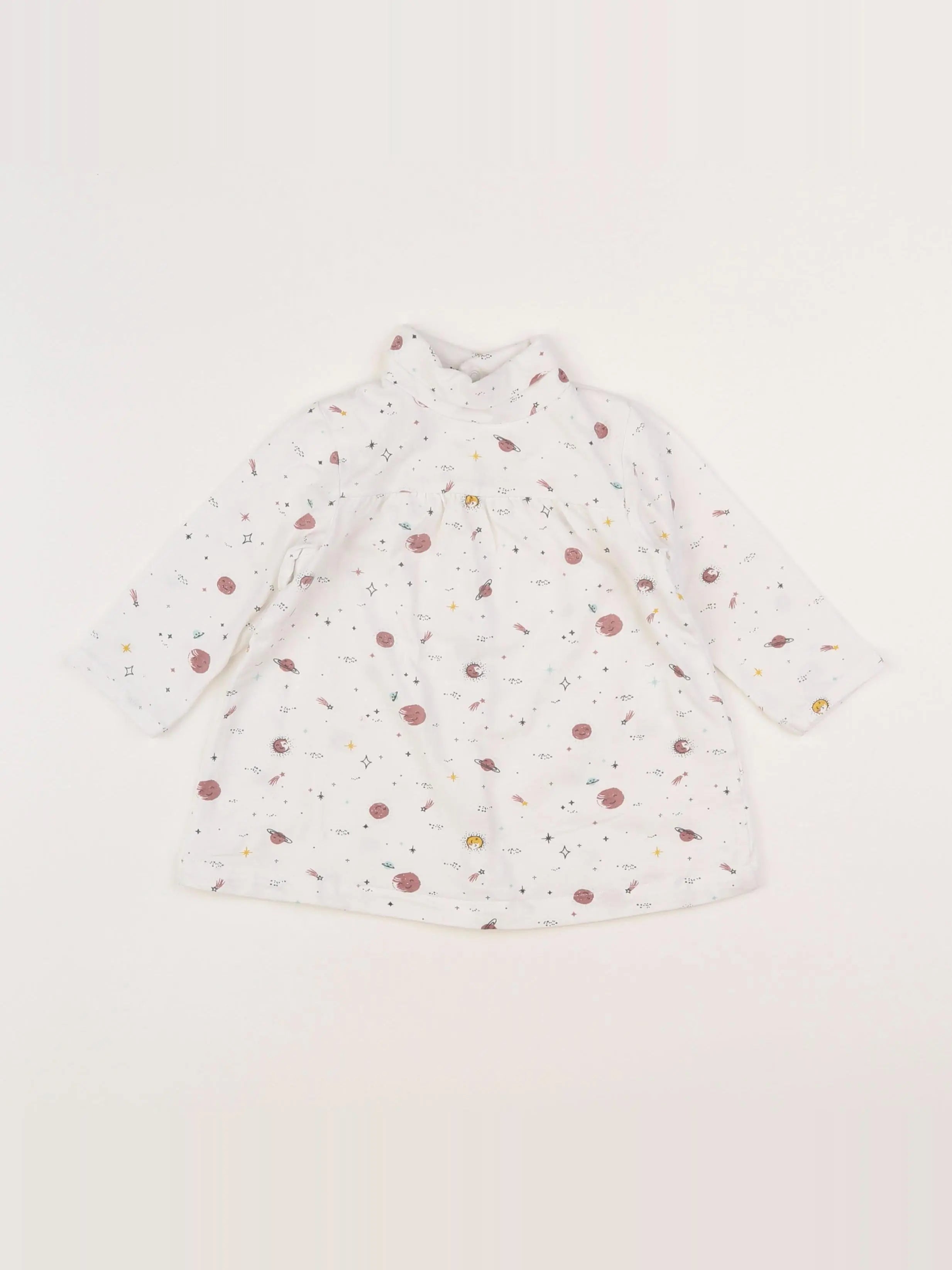 Vertbaudet - robe blanc - 9 mois