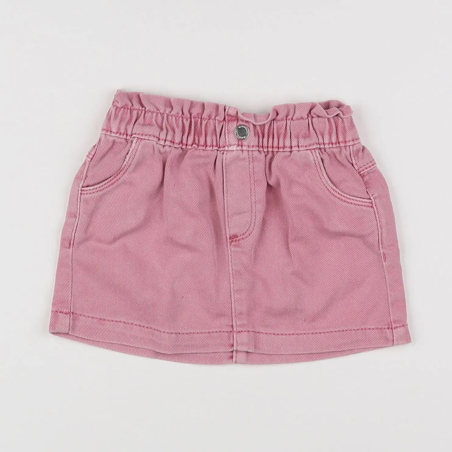 Vertbaudet - jupe rose - 9 mois