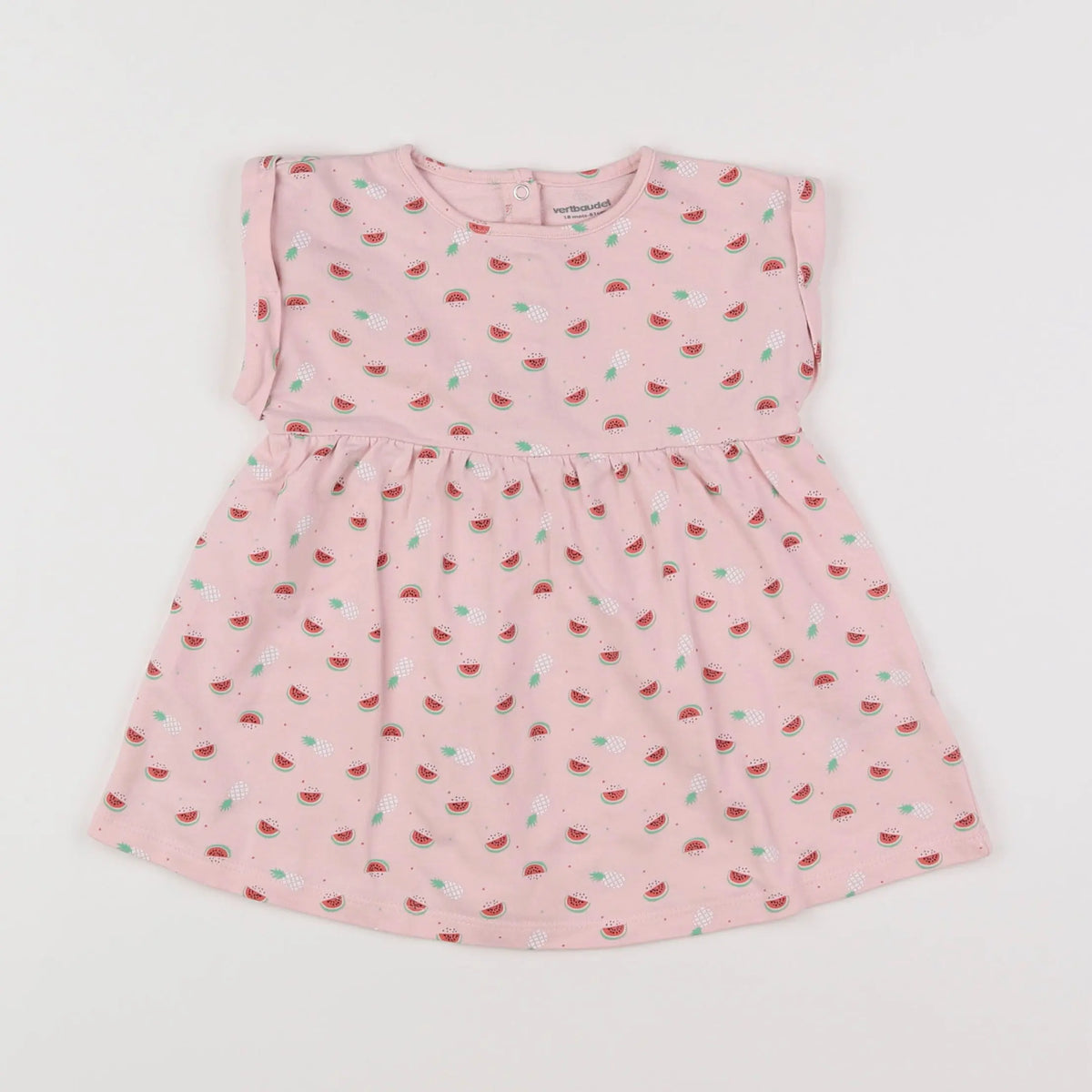 Vertbaudet - robe rose - 18 mois