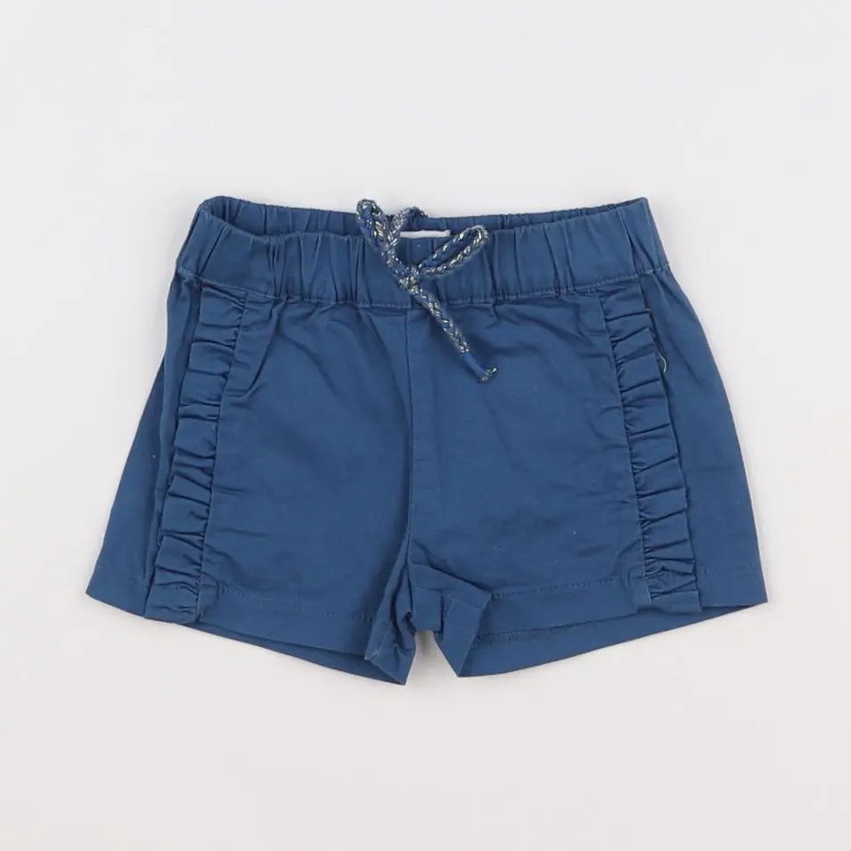 Vertbaudet - short bleu - 6 mois