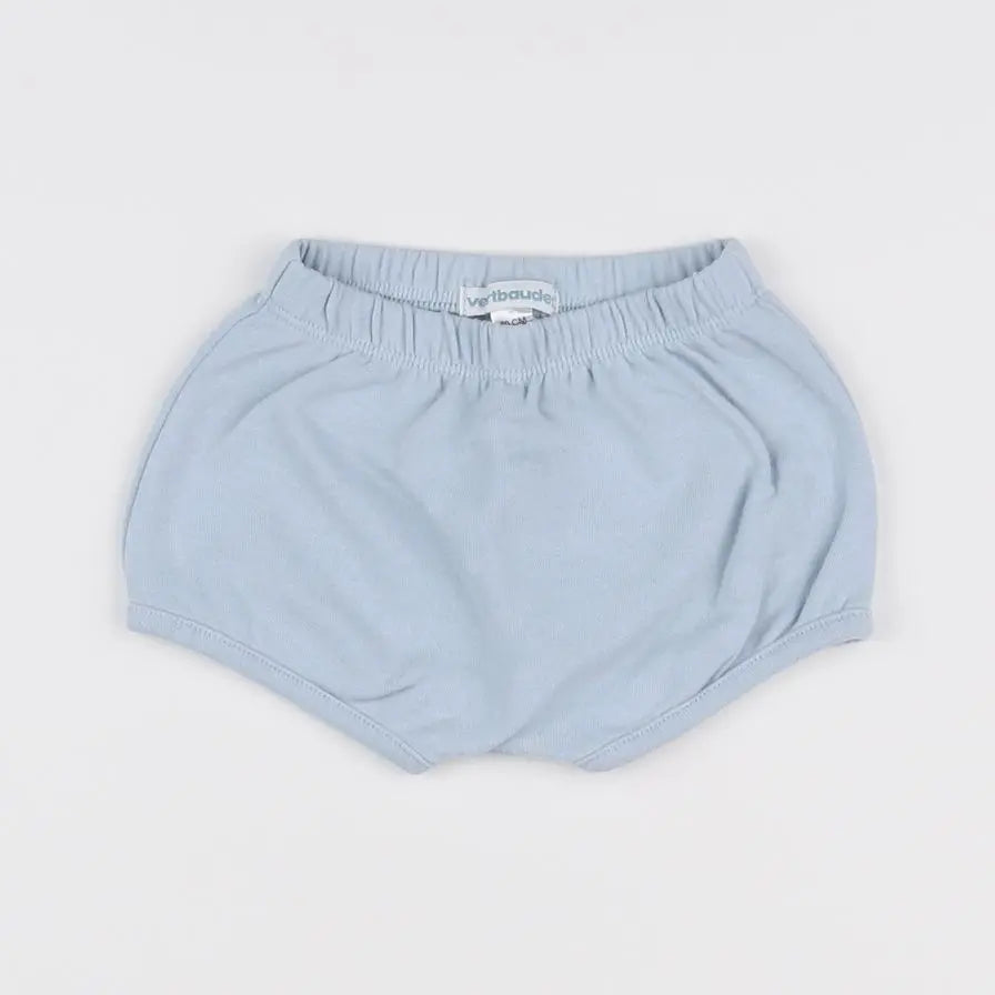 Vertbaudet - short bleu - 3 mois