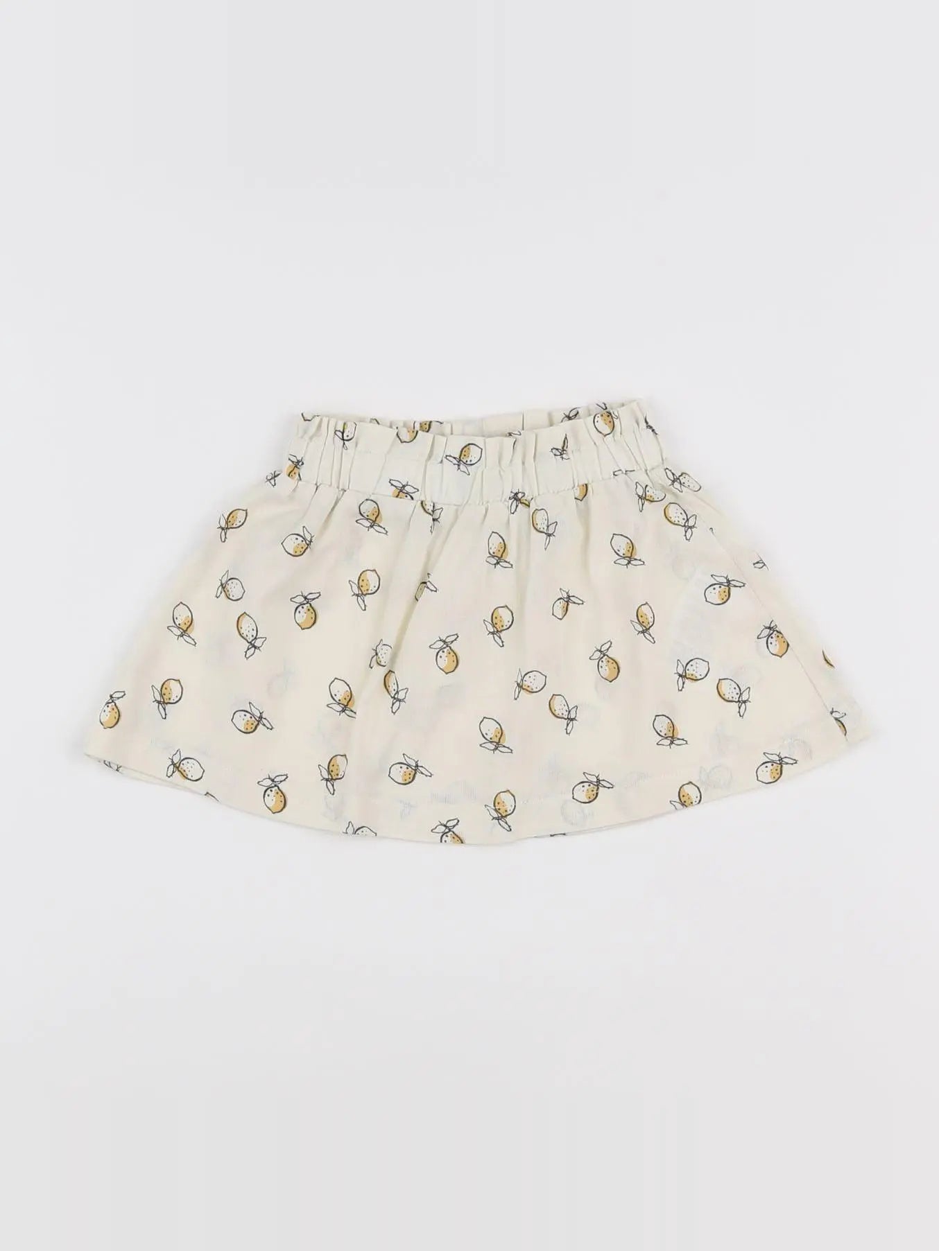 Vertbaudet - jupe beige - 12 mois