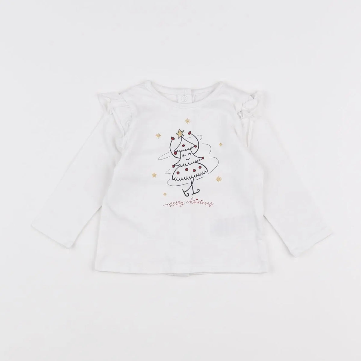 Vertbaudet - tee-shirt blanc - 3 mois