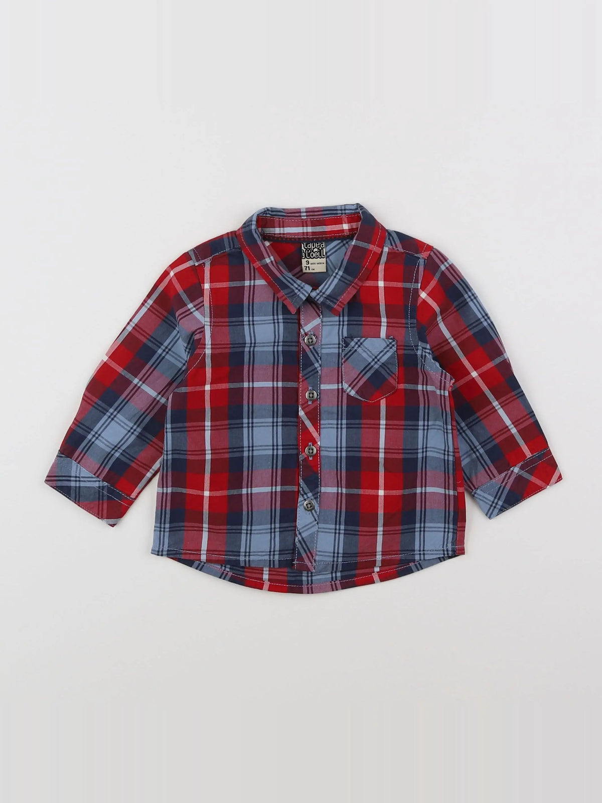 Tape à l'oeil - chemise multicolore - 9 mois