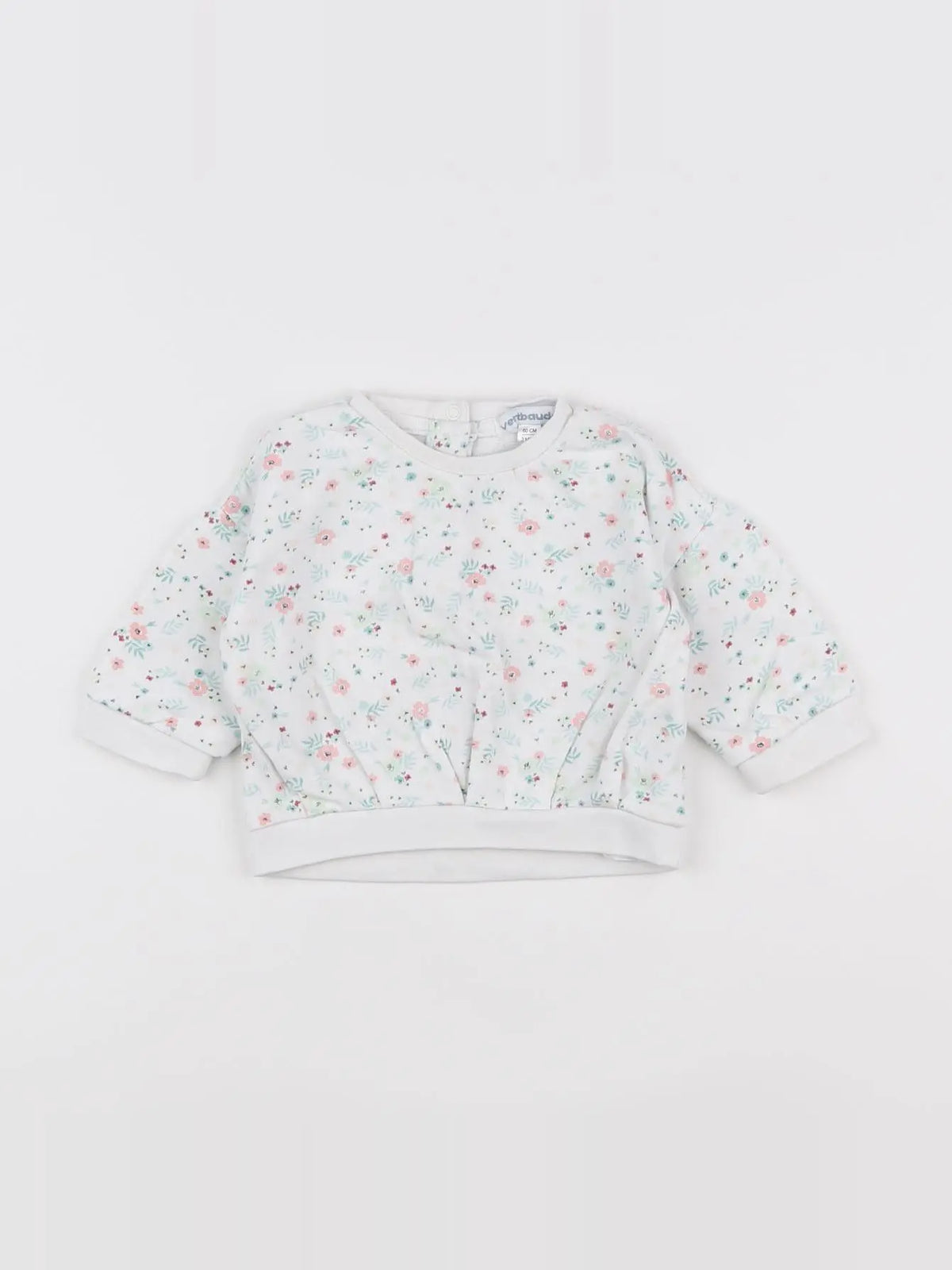 Vertbaudet - sweat multicolore - 3 mois