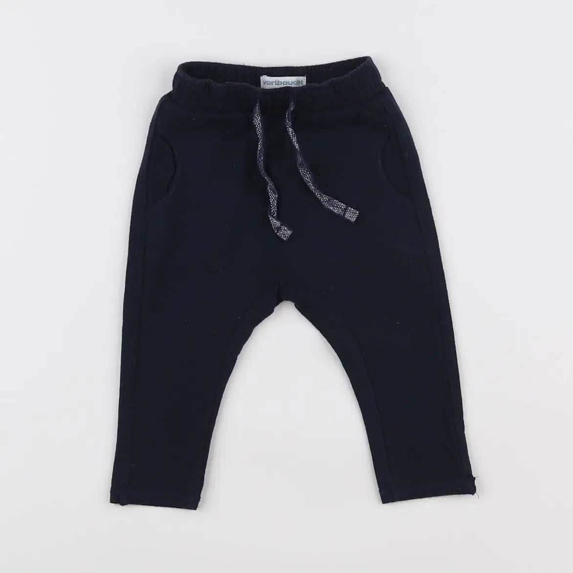 Vertbaudet - jogging bleu, argent - 3 mois